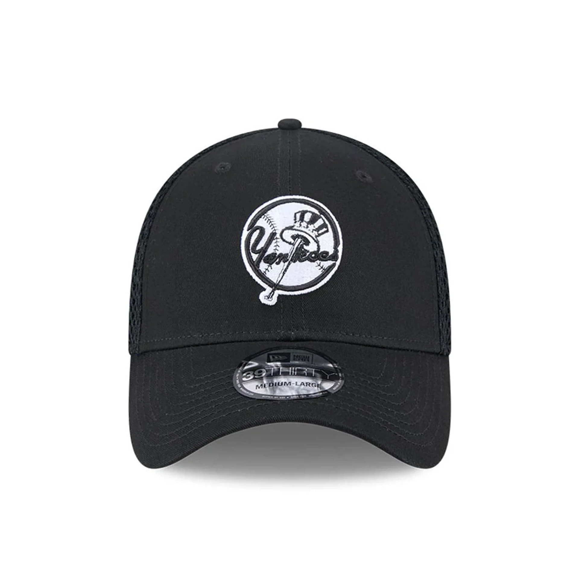 New York Yankees MLB Evergreen Neo Black 39THIRTY Stretch Fit Cap