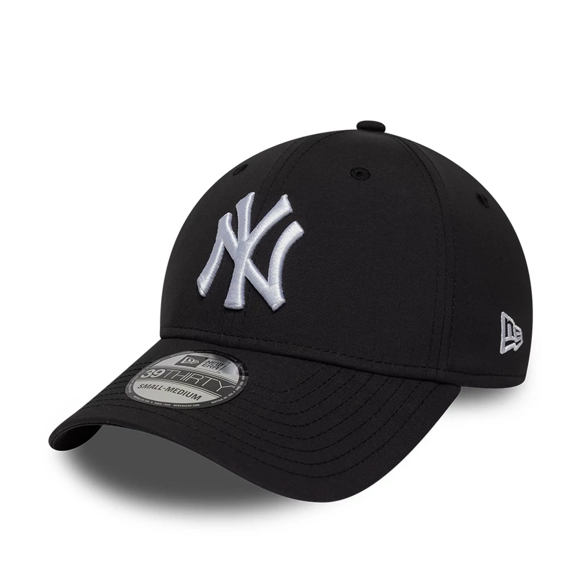 New York Yankees MLB Recycled Black 39THIRTY Stretch Fit Cap