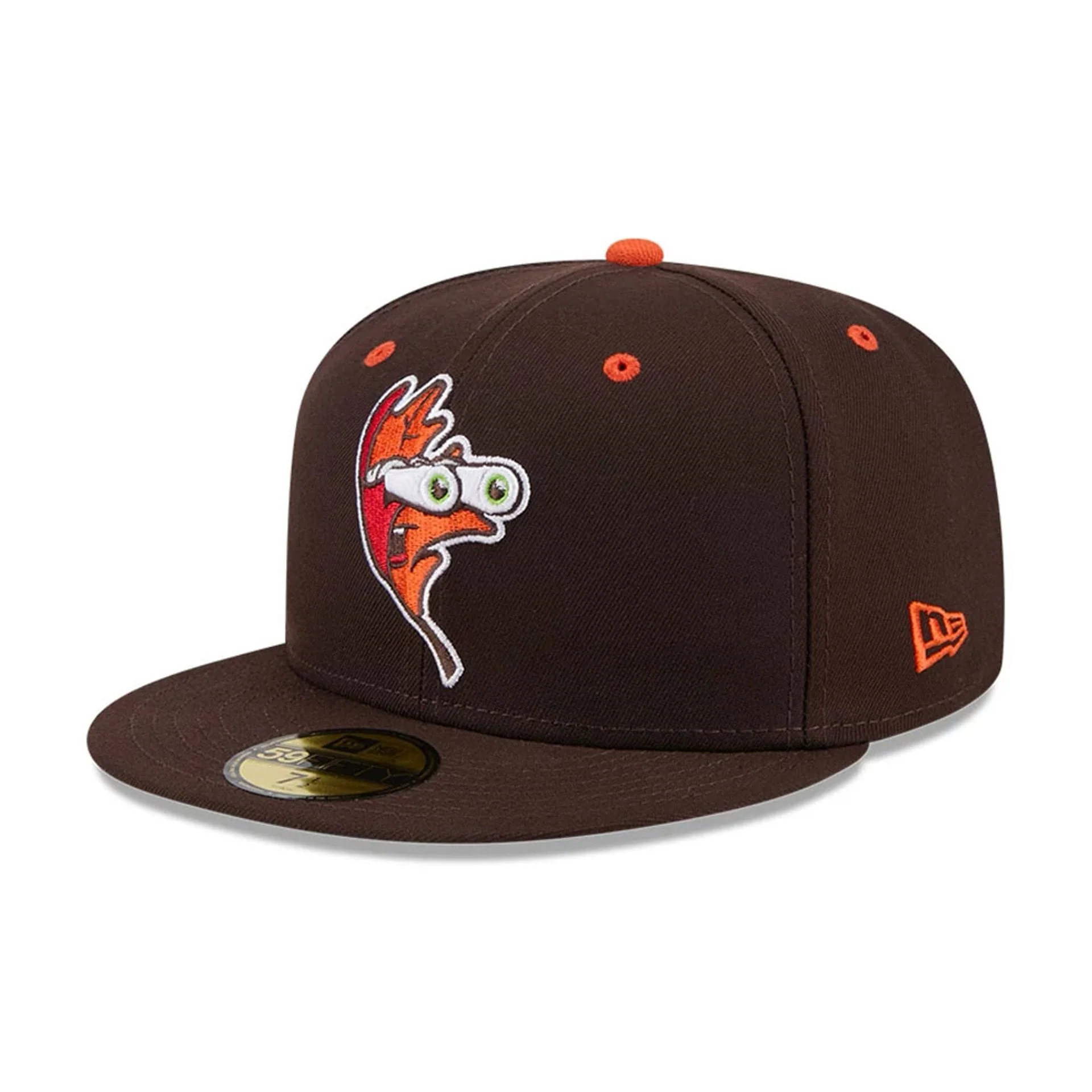Hartford Yard Goats MiLB Theme Night Dark Brown 59FIFTY Fitted Cap