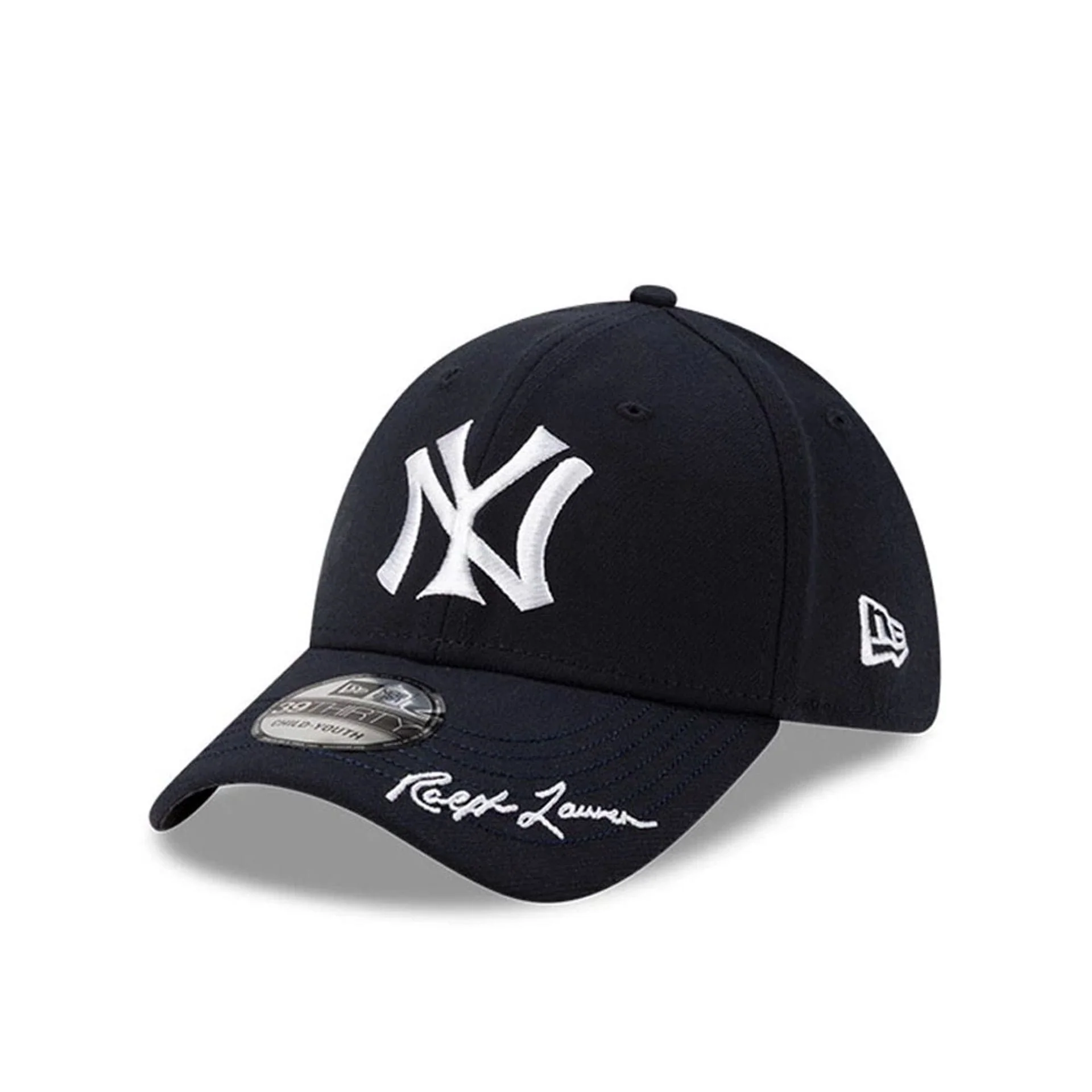 New York Yankees Youth Ralph Lauren x MLB Navy 39THIRTY Stretch Fit Cap