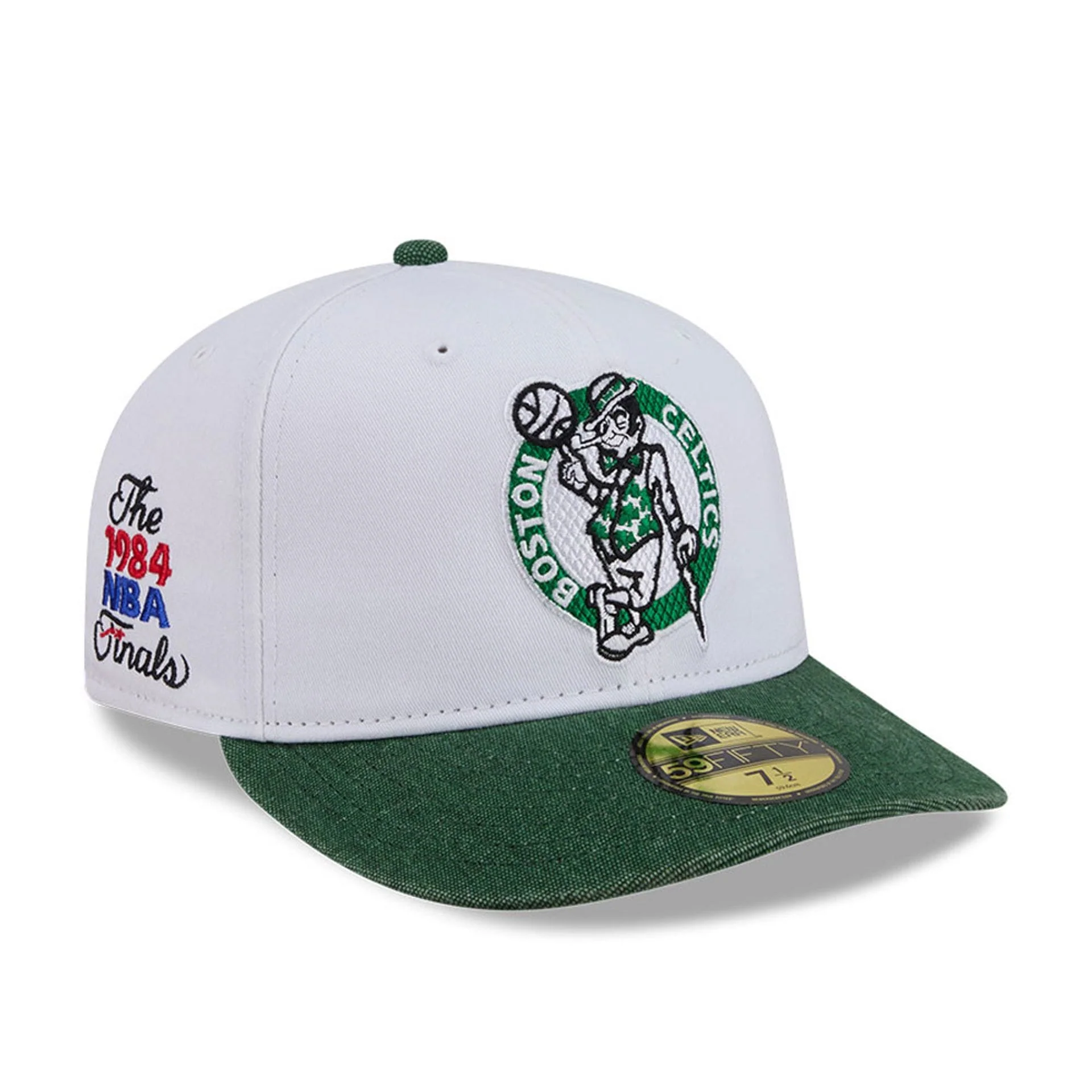 Boston Celtics NBA Hardwood Classic White 59FIFTY Fitted Cap
