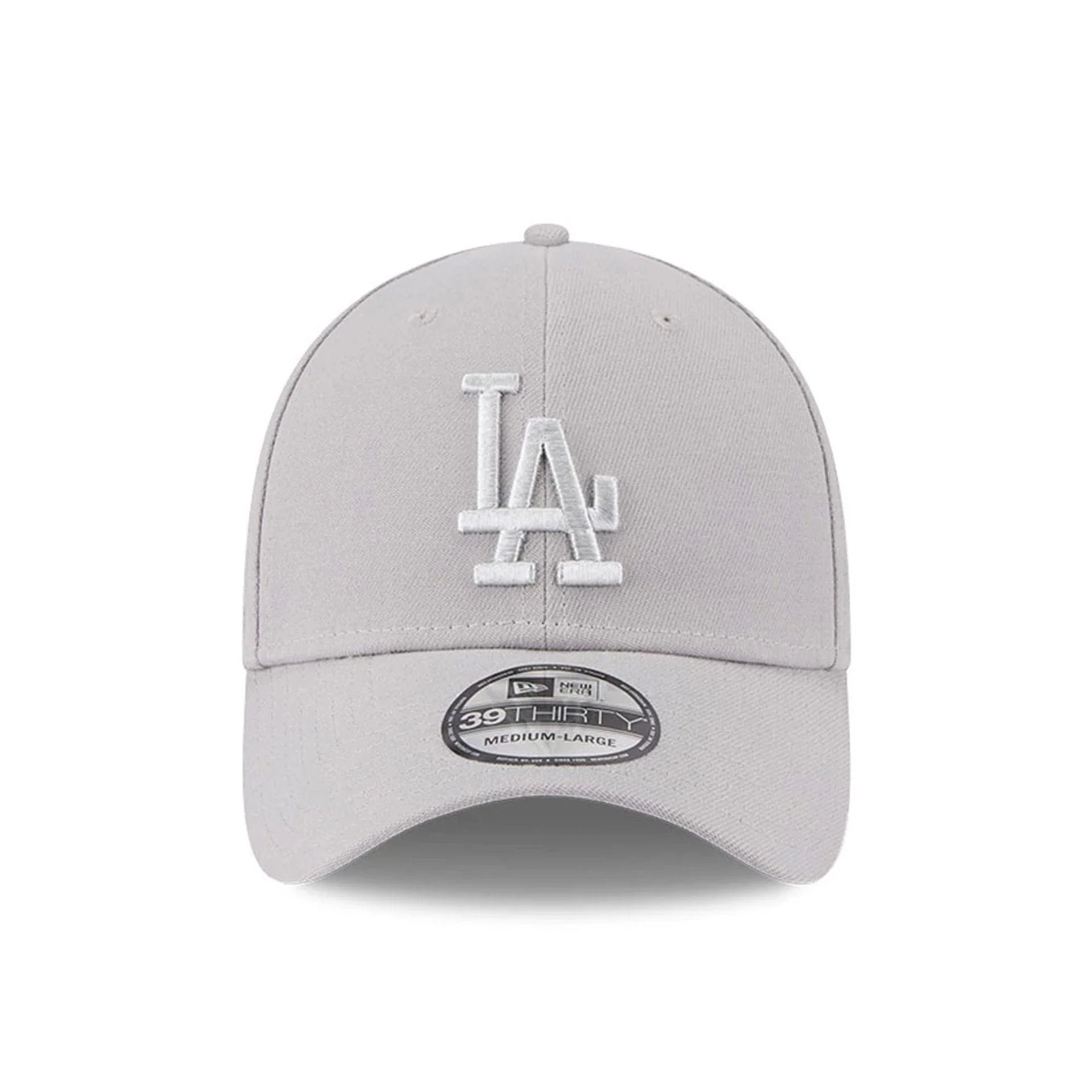 LA Dodgers MLB Metallic Grey 39THIRTY Stretch Fit Cap