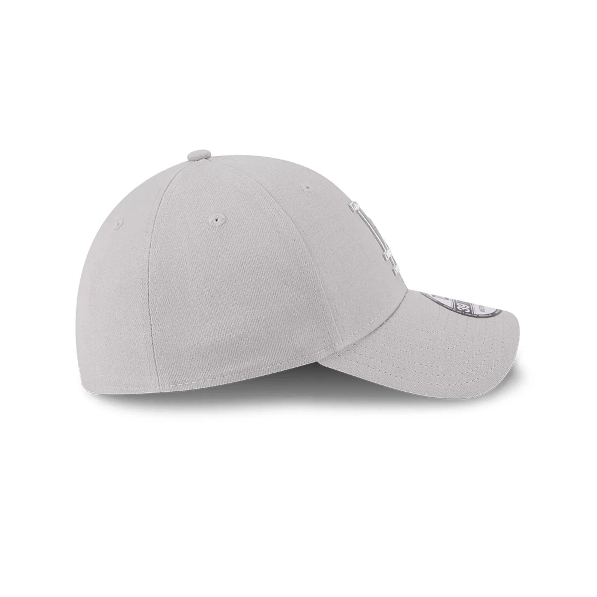 LA Dodgers MLB Metallic Grey 39THIRTY Stretch Fit Cap