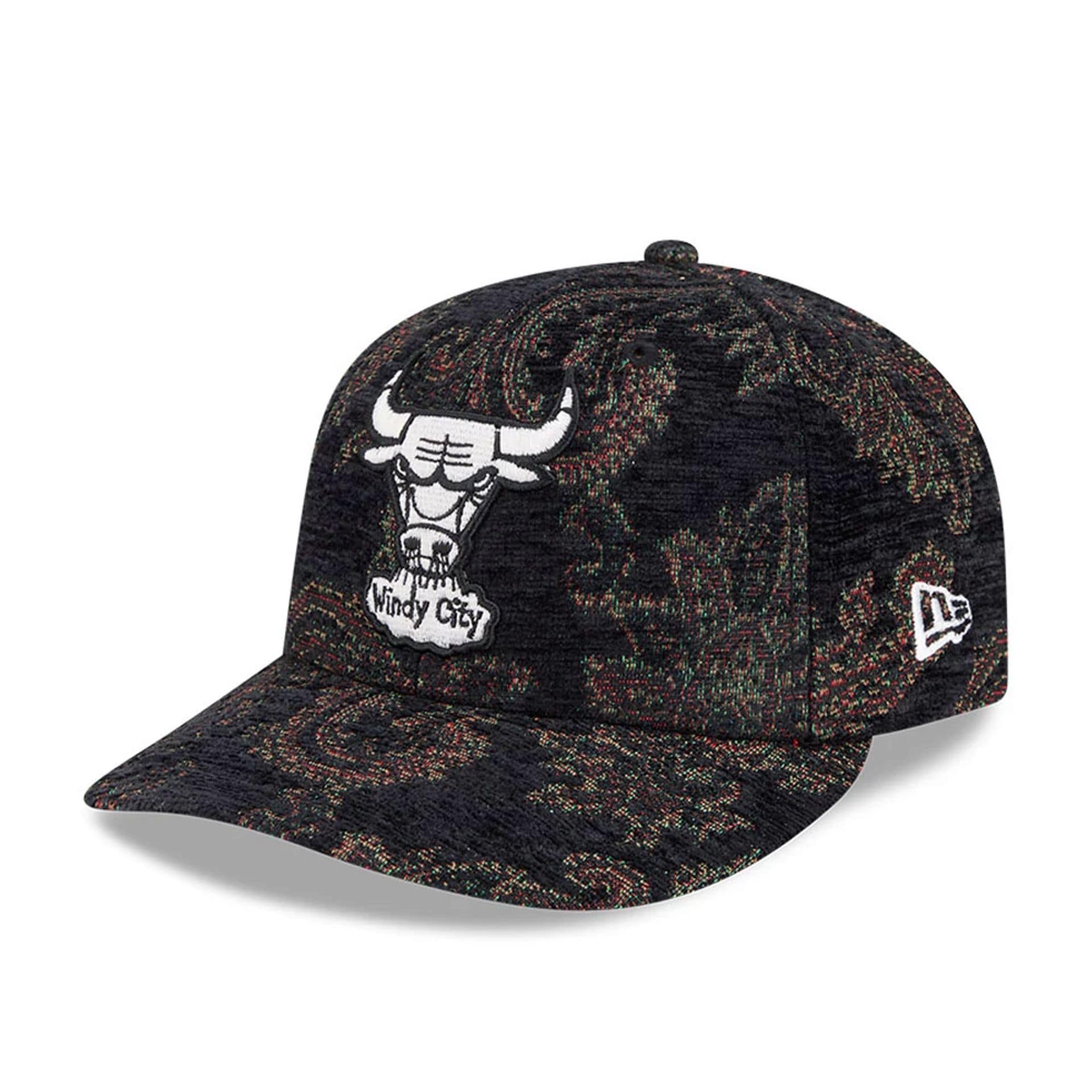 Chicago Bulls NBA Jacquard Chenille Black 59FIFTY Fitted Cap