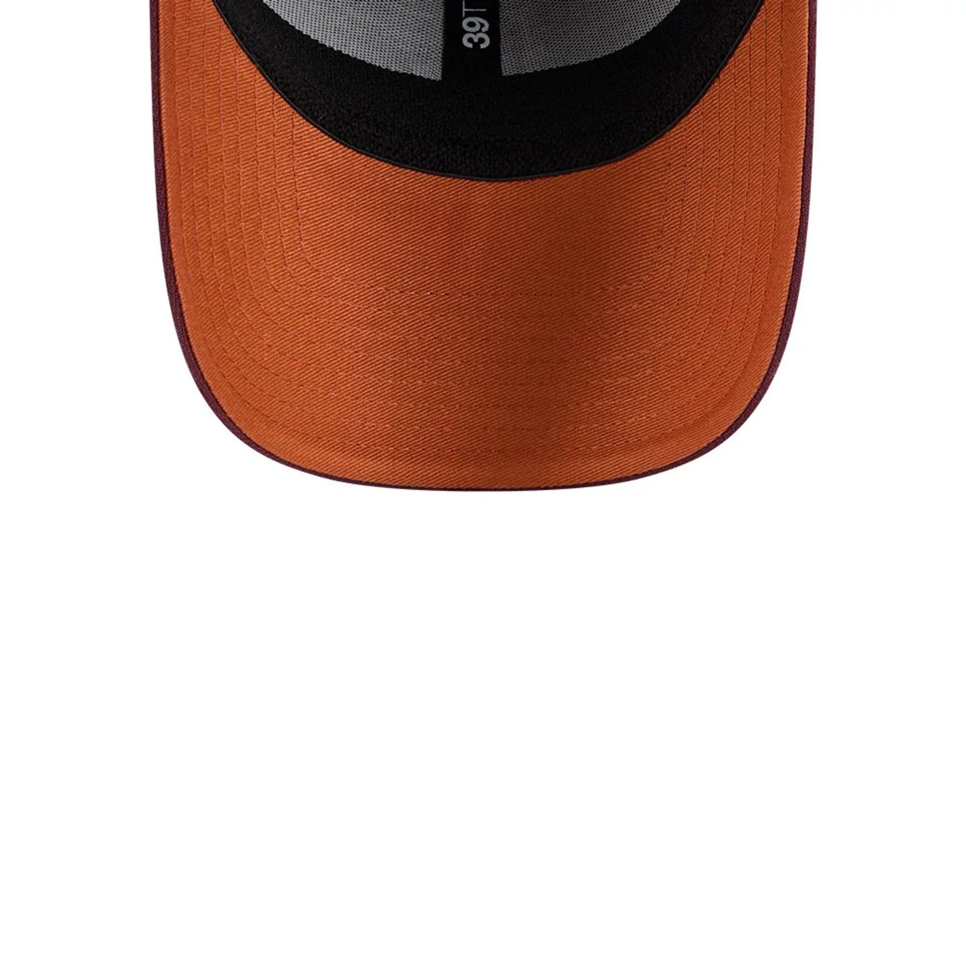 LA Dodgers MLB Frosted Rust Dark Red 39THIRTY Stretch Fit Cap