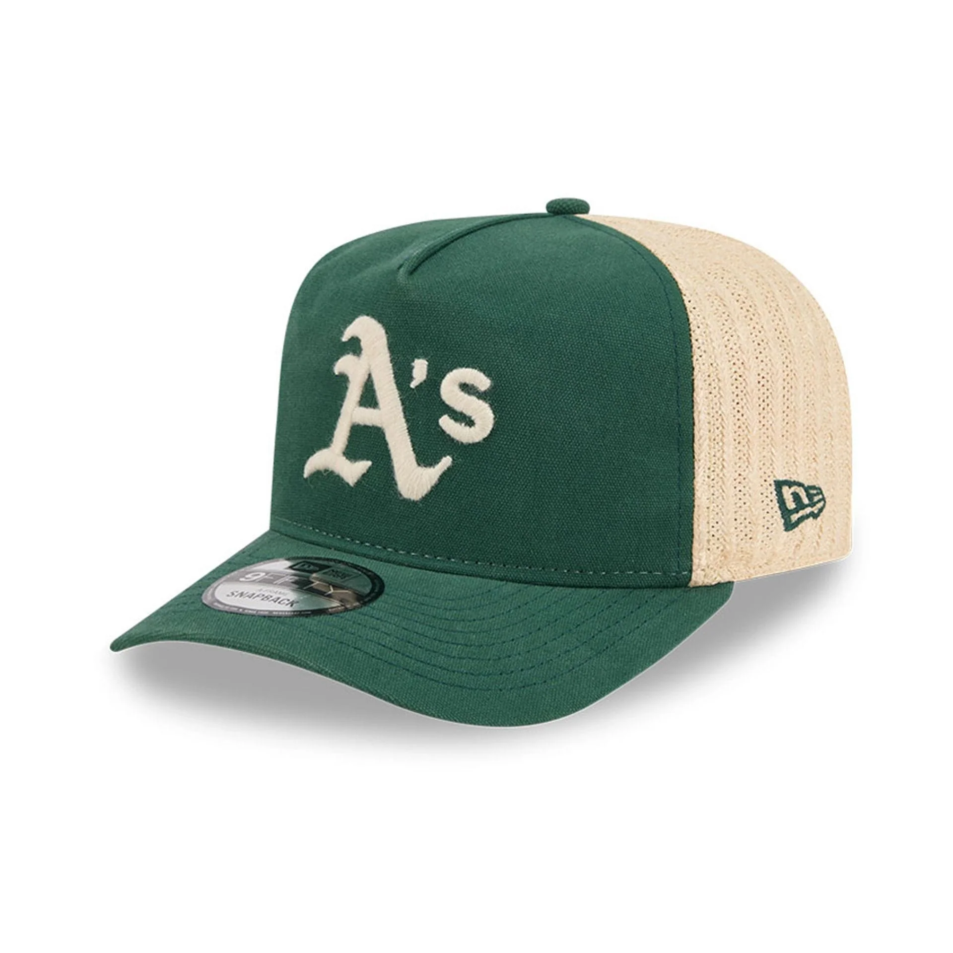 5906-athletics-mlb-grained-dark-green-9fifty-a-frame-snapback-adjustable-cap-1.webp Athletics MLB Grained Dark Green 9FIFTY A-Frame Snapback Adjustable Cap