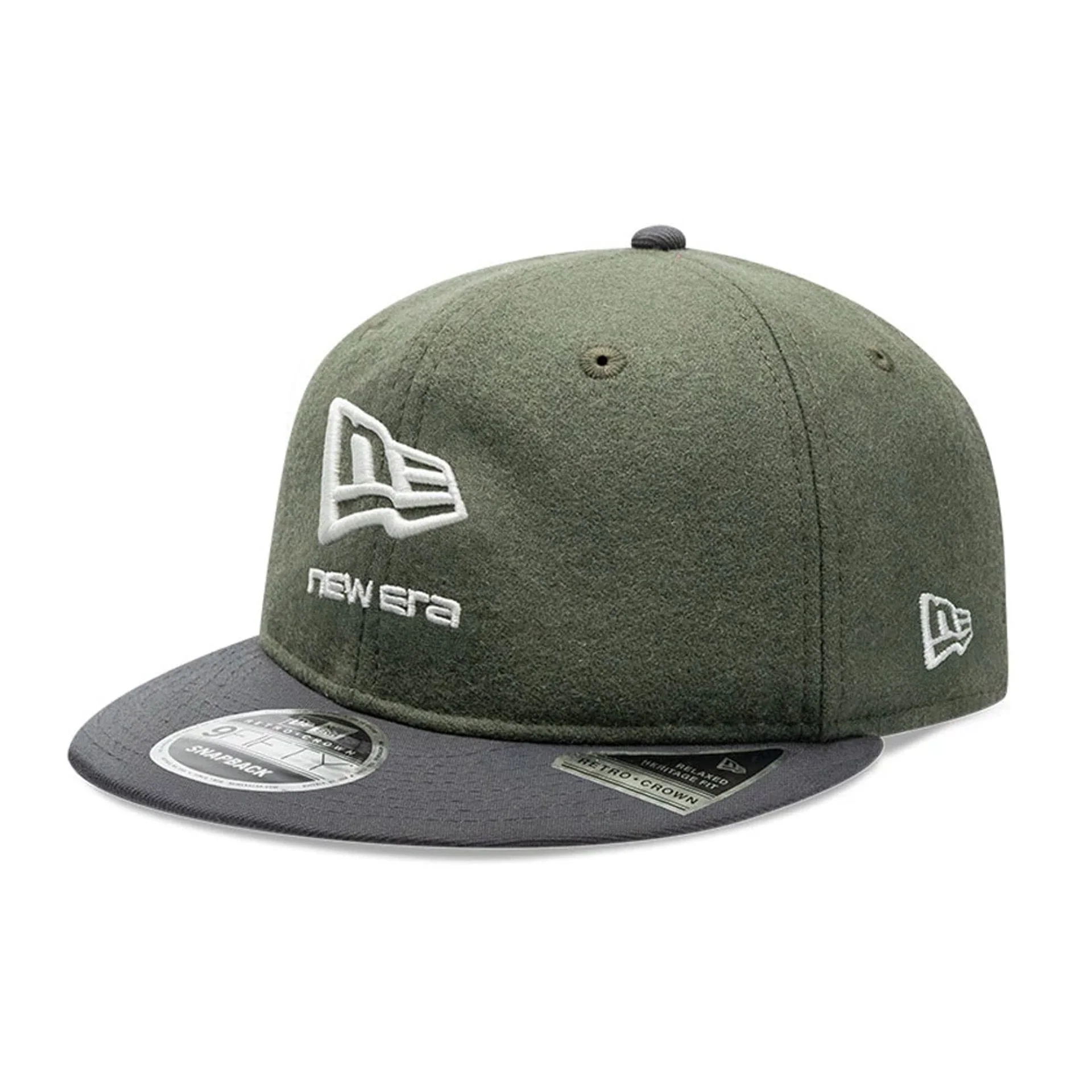 6075-new-era-melton-wool-green-retro-crown-9fifty-cap-1.webp New Era Melton Wool Green Retro Crown 9FIFTY Cap