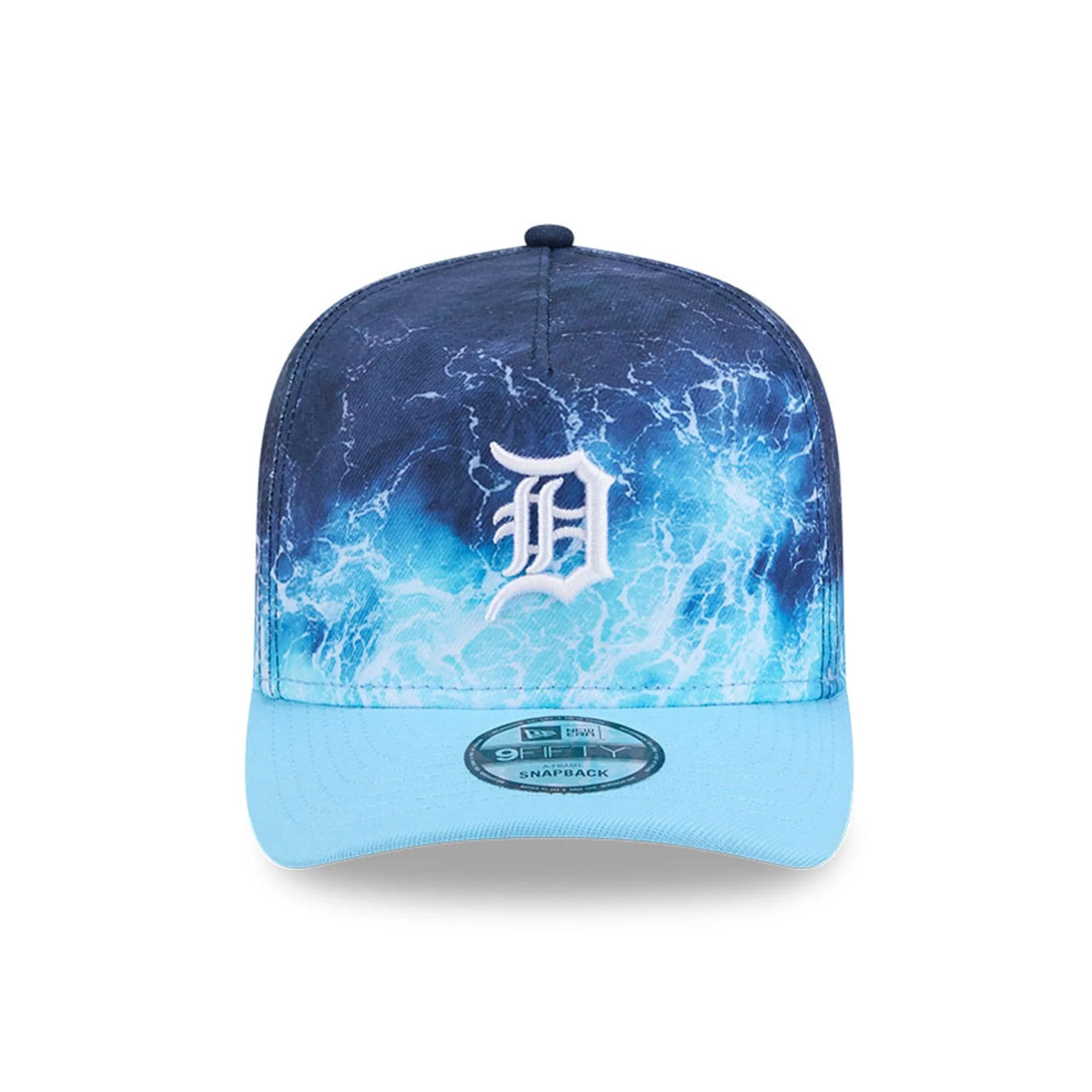 Tigers MLB Deep Water Pastel Blue 9FIFTY A-Frame Snapback Adjustable Cap