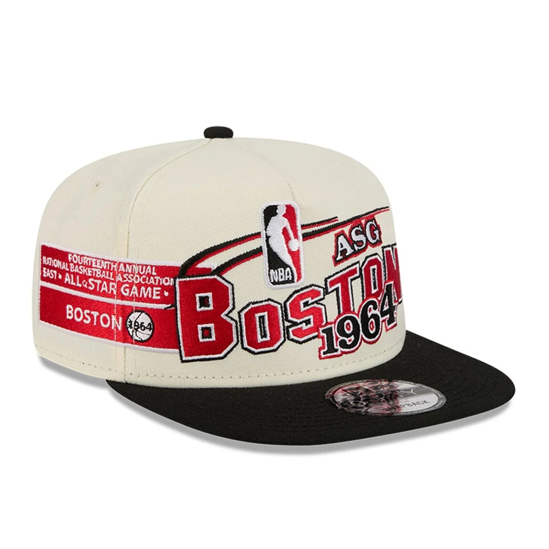 Celtics NBA Hardwood Classic ASG White 9FIFTY A-Frame Snapback Adjustable Cap