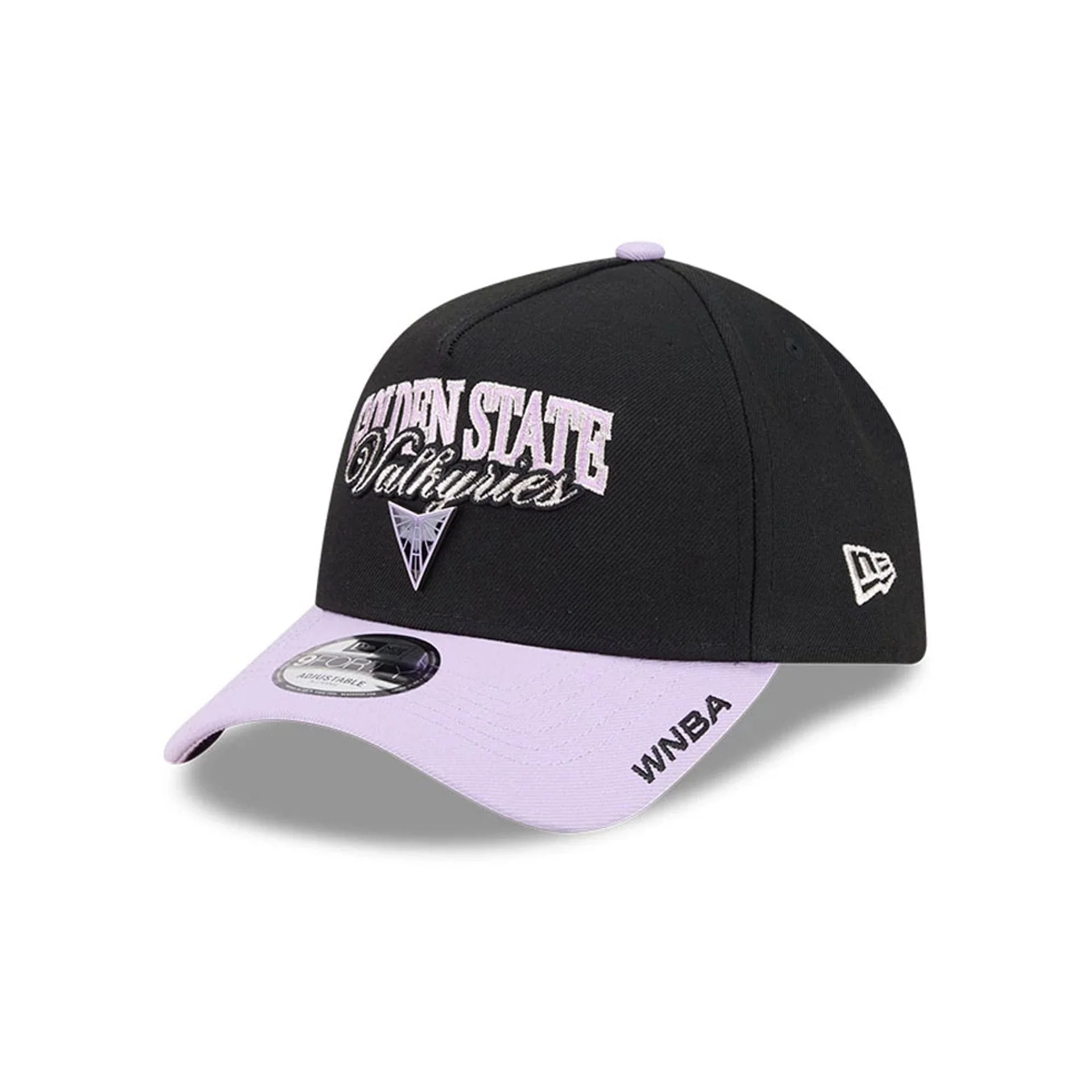 Golden State Valkyries WNBA Tip Off 2026 Black 9FORTY A-Frame Adjustable Cap