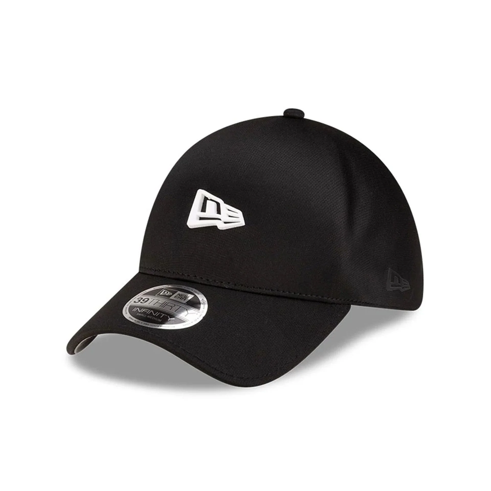 648-new-era-black-39thirty-infinity-stretch-fit-cap-1.webp New Era Black 39THIRTY Infinity Stretch Fit Cap