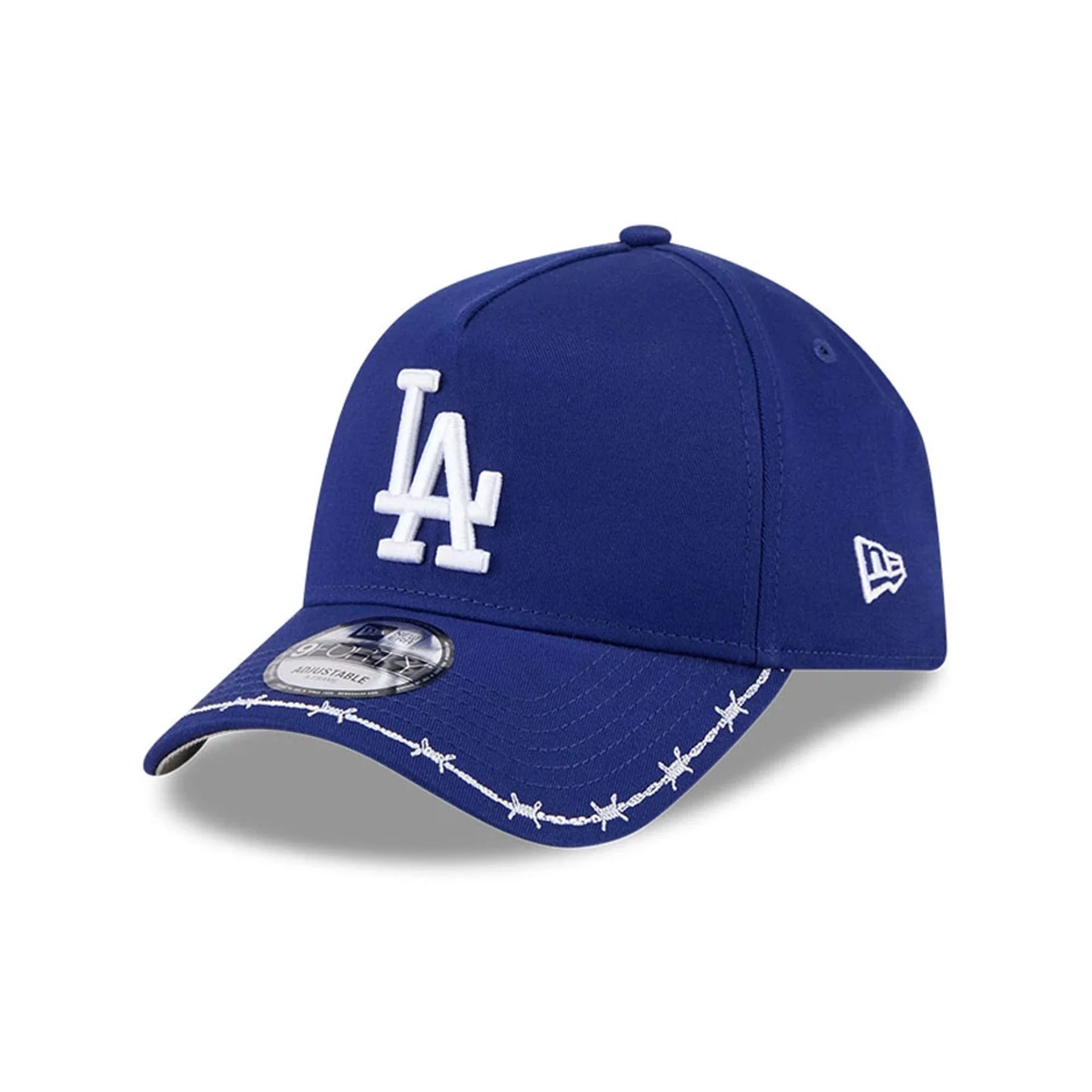 6556-la-dodgers-mlb-barb-visor-dark-blue-9forty-a-frame-adjustable-cap-1.webp LA Dodgers MLB Barb Visor Dark Blue 9FORTY A-Frame Adjustable Cap