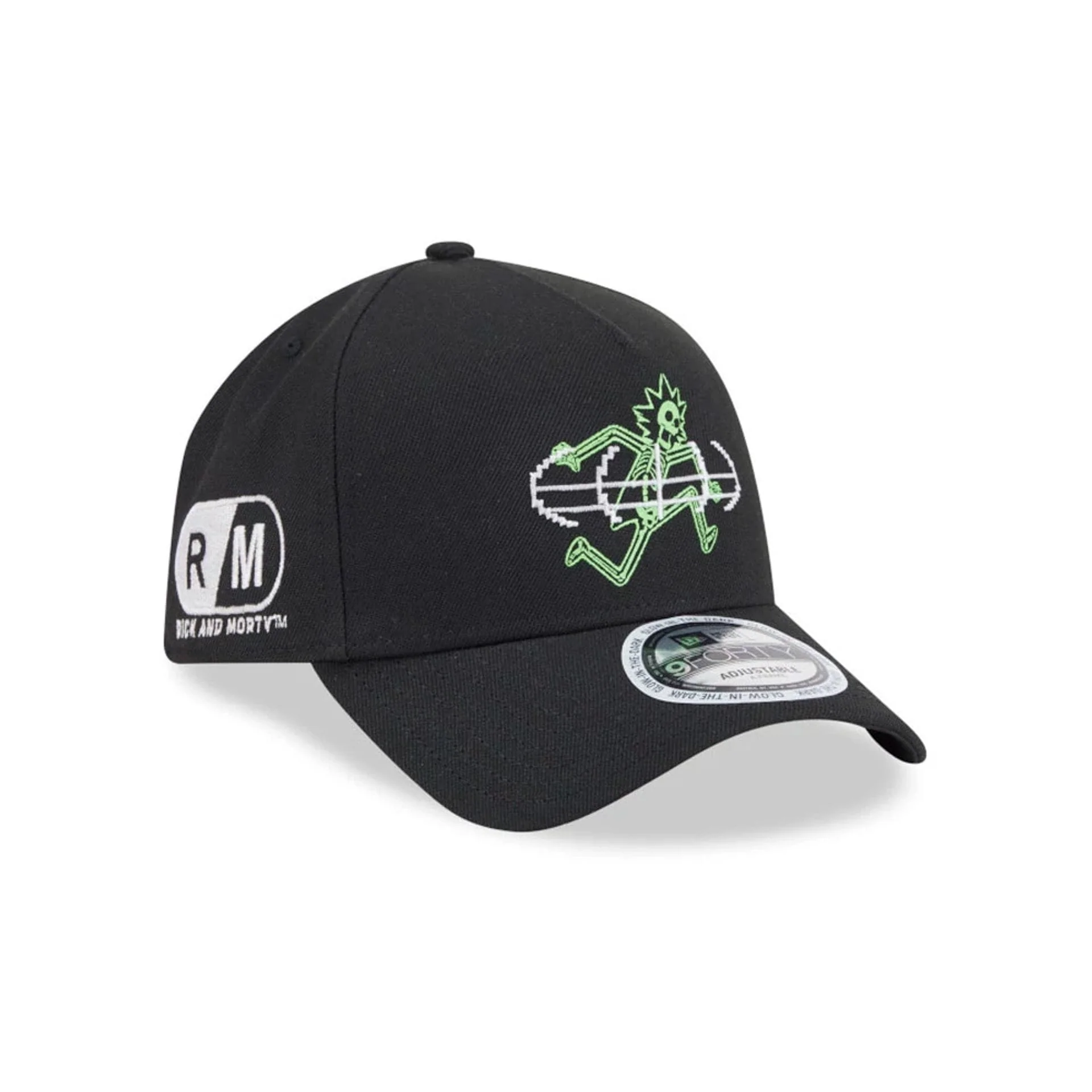 6567-rick-and-morty-glow-in-the-dark-black-9forty-a-frame-adjustable-cap-1.webp Rick And Morty Glow In The Dark Black 9FORTY A-Frame Adjustable Cap