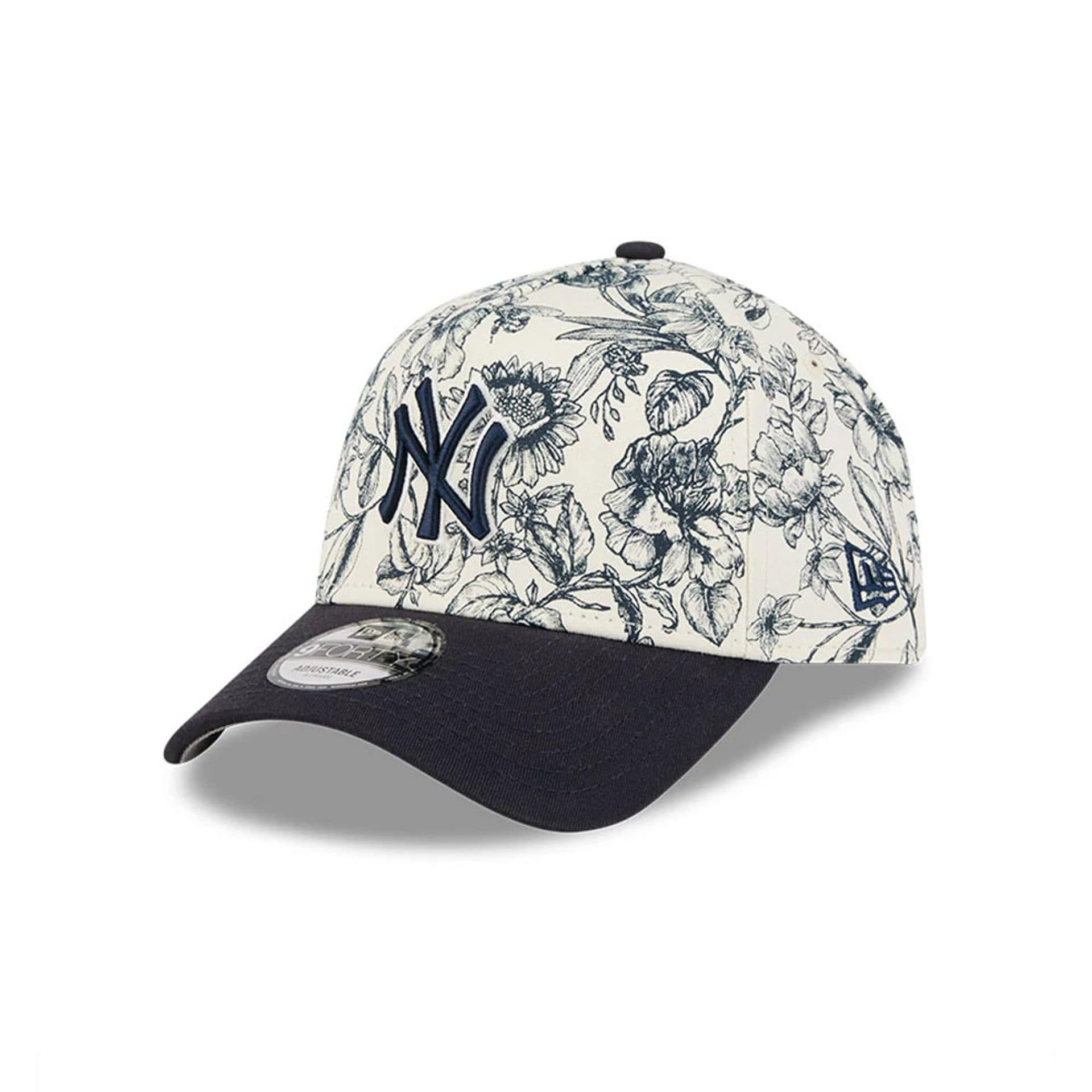 6612-new-york-yankees-mlb-spring-floral-navy-9forty-a-frame-adjustable-cap-1.jpg New York Yankees MLB Spring Floral Navy 9FORTY A-Frame Adjustable Cap