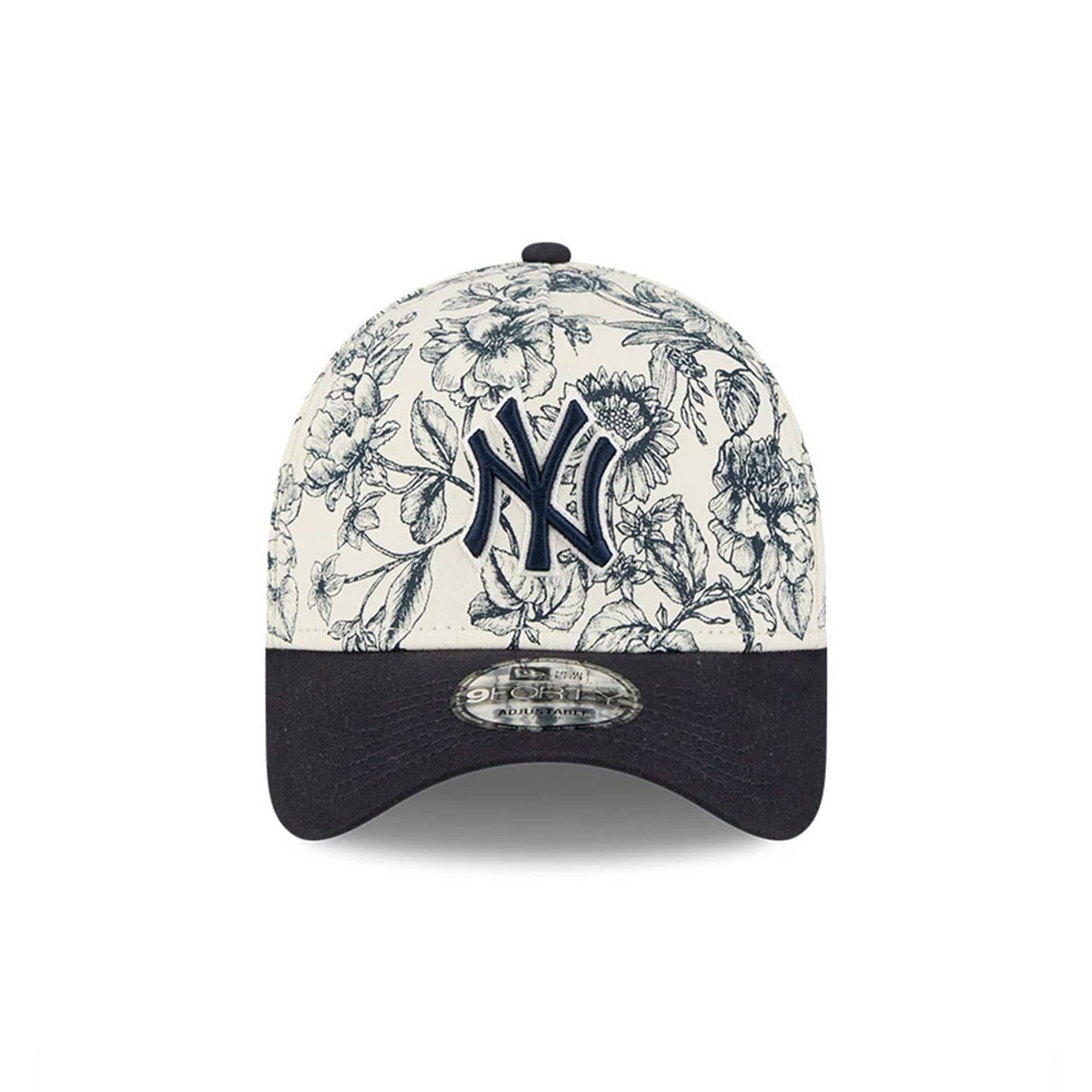 6612-new-york-yankees-mlb-spring-floral-navy-9forty-a-frame-adjustable-cap-3.jpg New York Yankees MLB Spring Floral Navy 9FORTY A-Frame Adjustable Cap