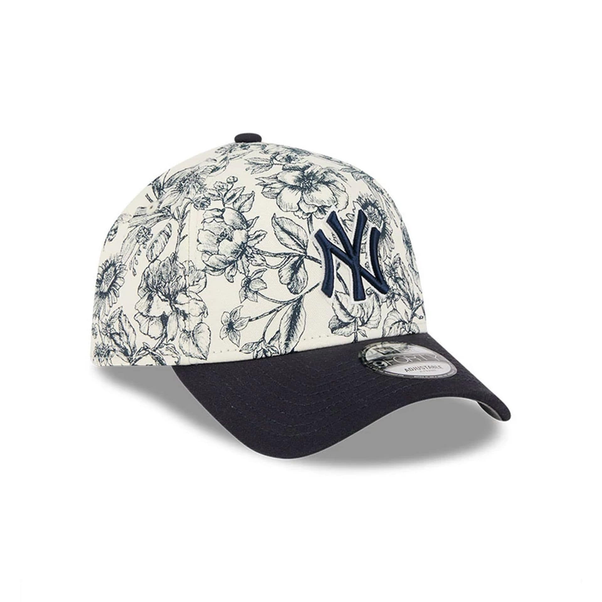 6612-new-york-yankees-mlb-spring-floral-navy-9forty-a-frame-adjustable-cap-4.jpg New York Yankees MLB Spring Floral Navy 9FORTY A-Frame Adjustable Cap