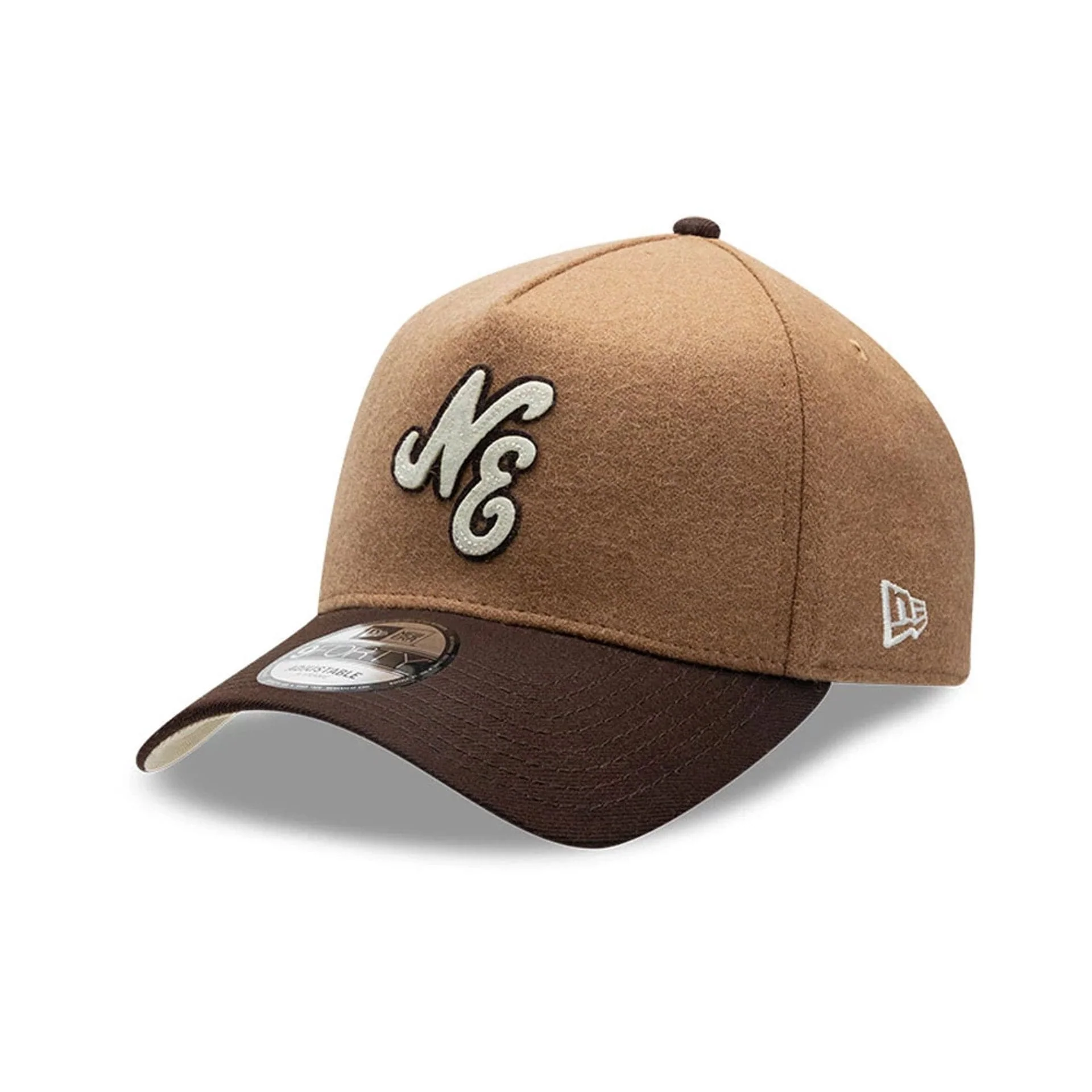 6616-new-era-melton-wool-beige-9forty-a-frame-cap-1.webp New Era Melton Wool Beige 9FORTY A-Frame Cap