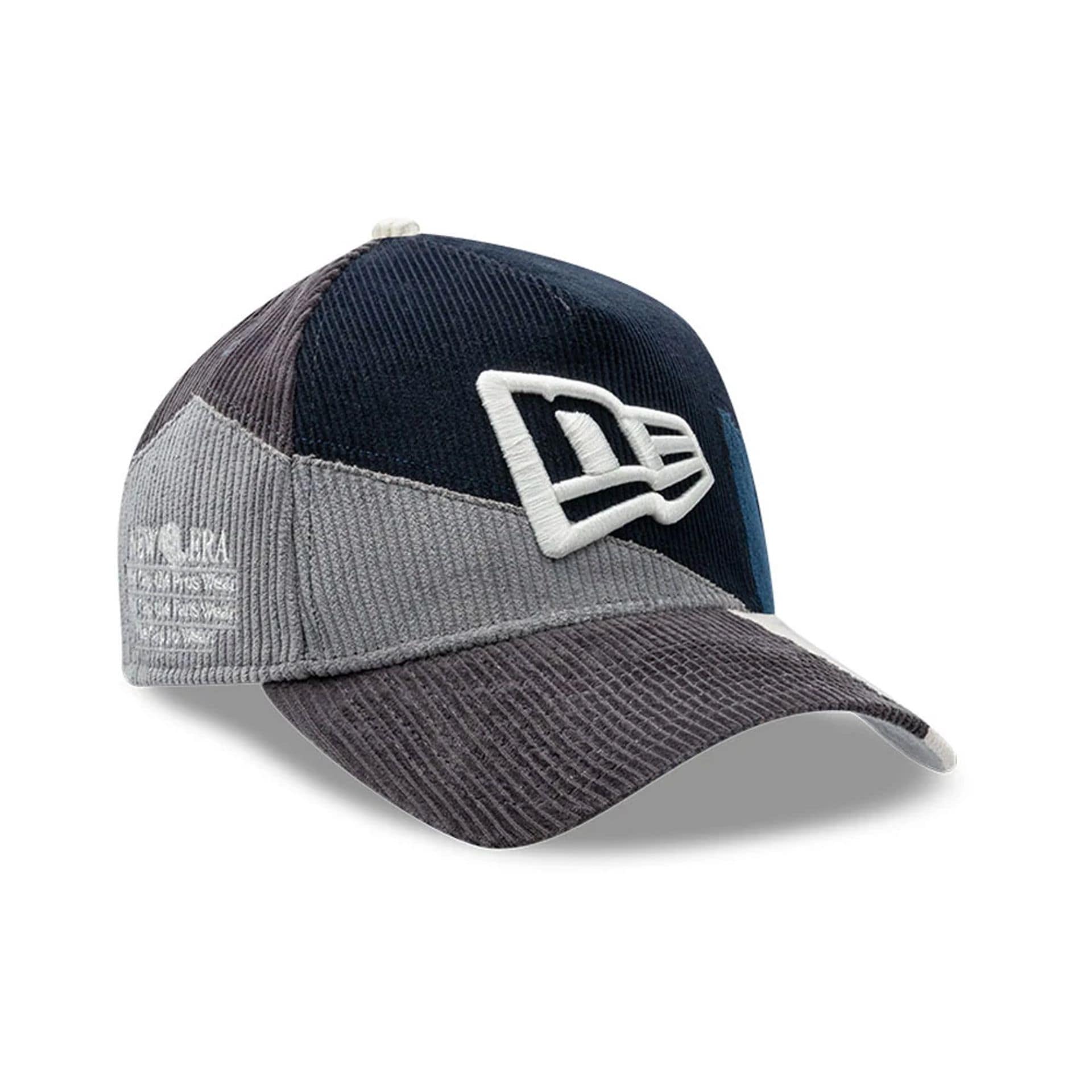 6618-new-era-patchwork-black-9forty-a-frame-cap-1.jpg New Era Patchwork Black 9FORTY A-Frame Cap