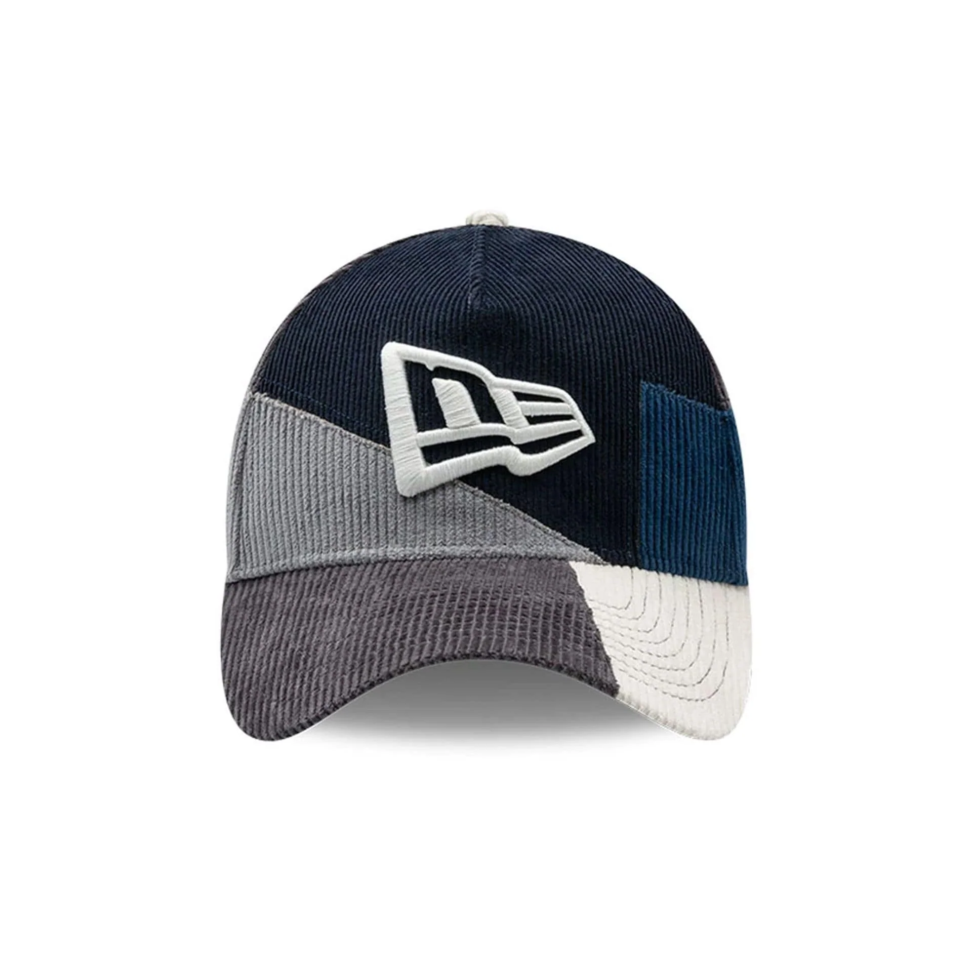 6618-new-era-patchwork-black-9forty-a-frame-cap-2.webp New Era Patchwork Black 9FORTY A-Frame Cap