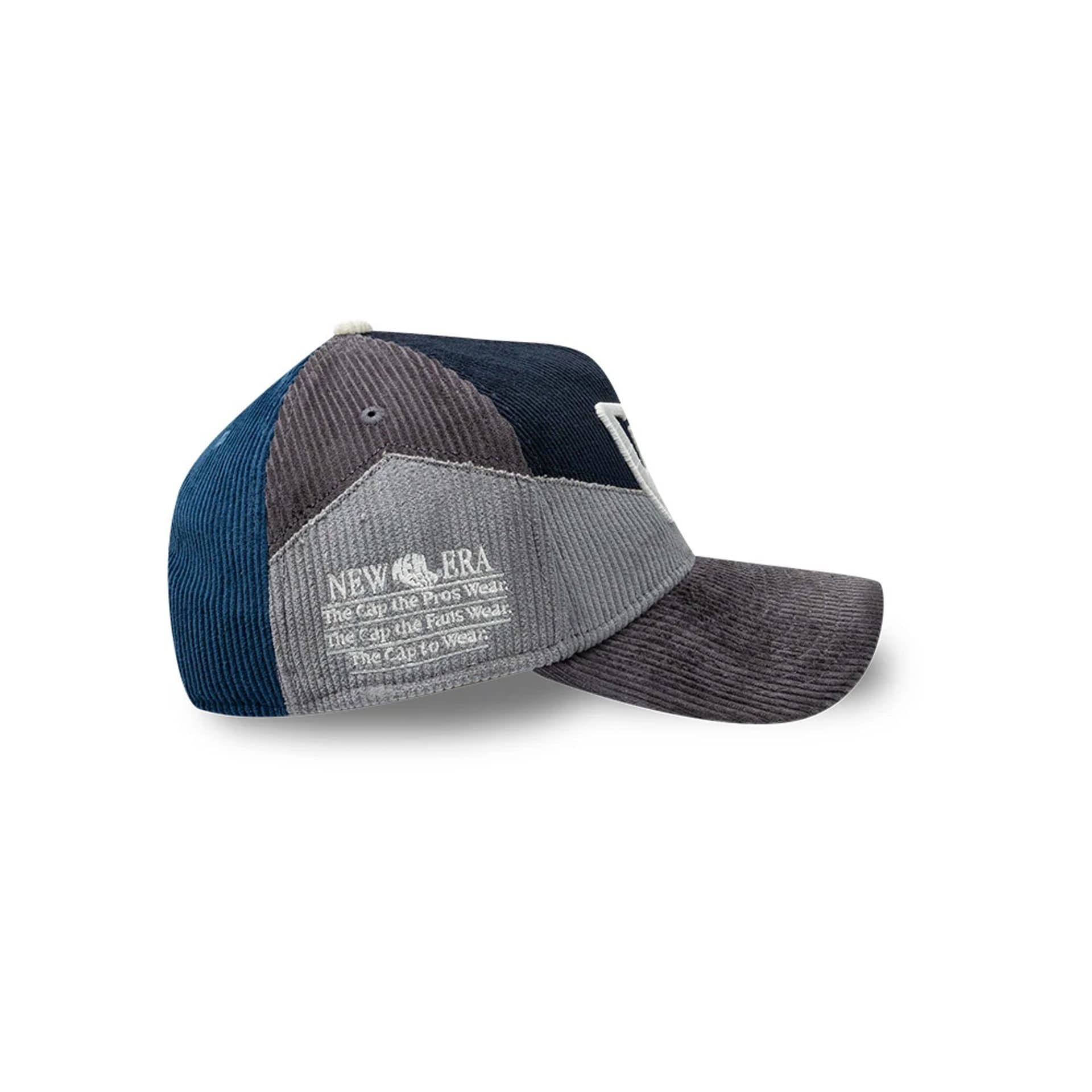 6618-new-era-patchwork-black-9forty-a-frame-cap-3.jpg New Era Patchwork Black 9FORTY A-Frame Cap
