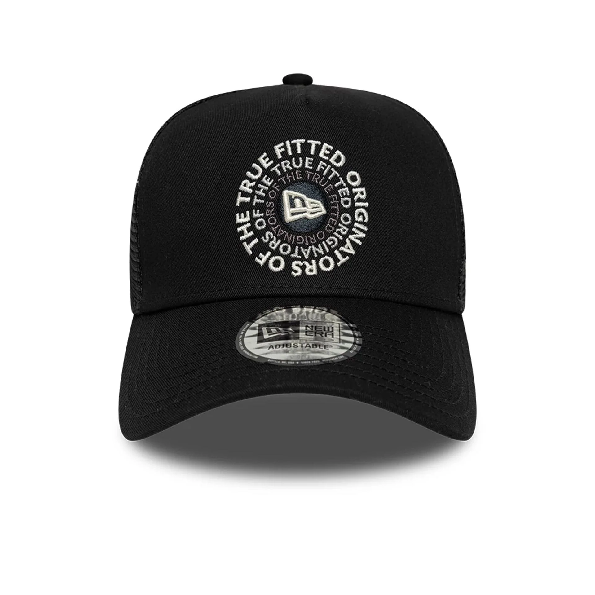 6661-new-era-circle-black-9forty-a-frame-trucker-adjustable-cap-2.webp New Era Circle Black 9FORTY A-Frame Trucker Adjustable Cap