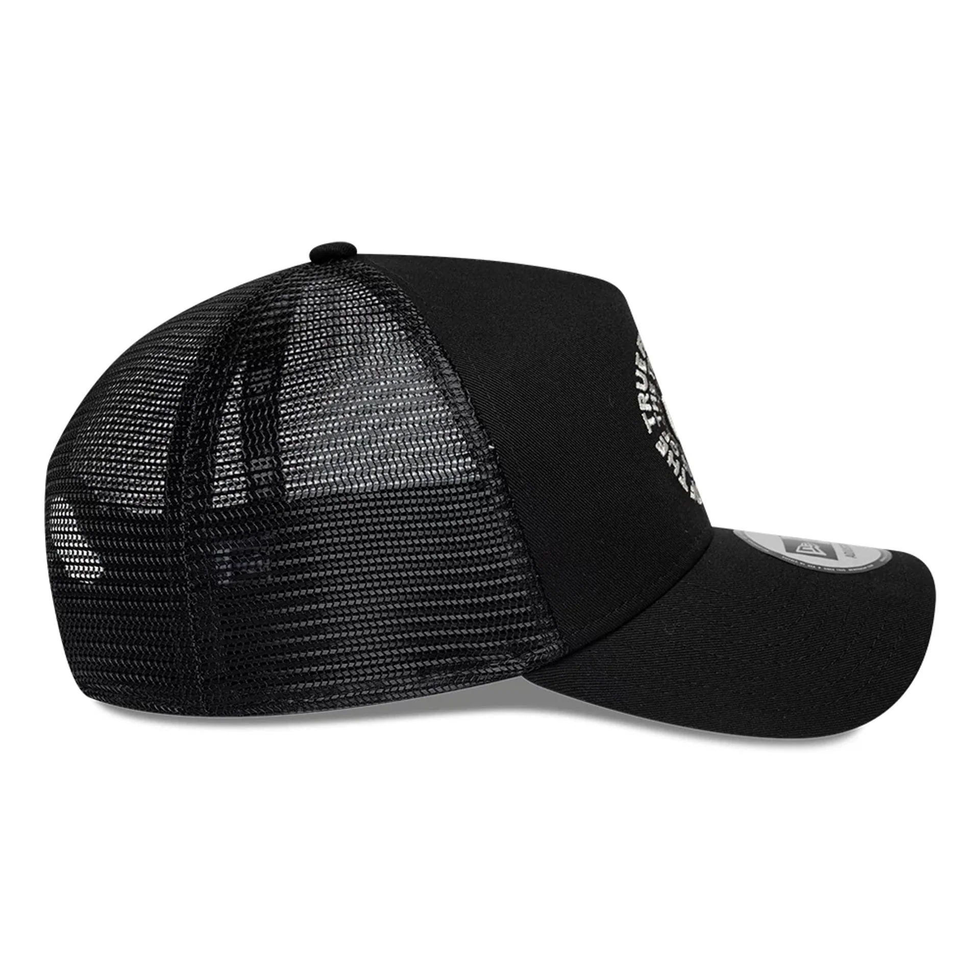 6661-new-era-circle-black-9forty-a-frame-trucker-adjustable-cap-5.webp New Era Circle Black 9FORTY A-Frame Trucker Adjustable Cap