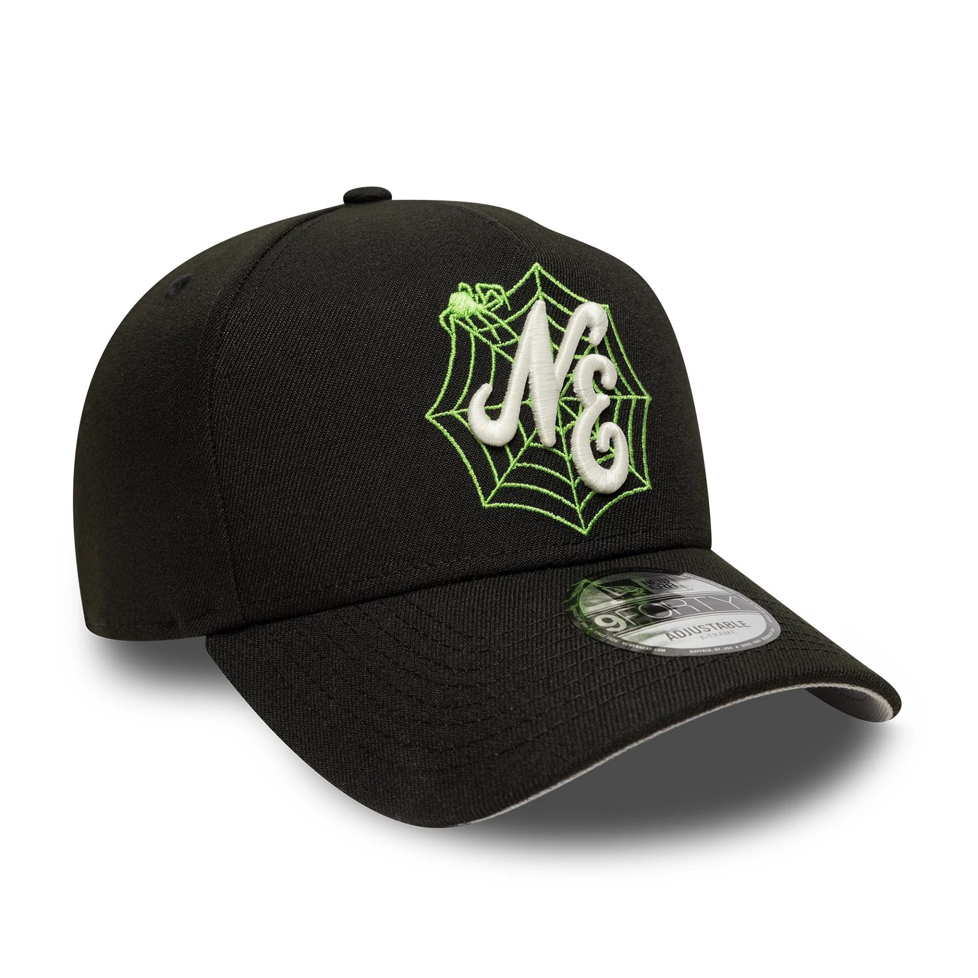 6675-new-era-spider-black-9forty-a-frame-adjustable-cap-4.jpg New Era Spider Black 9FORTY A-Frame Adjustable Cap