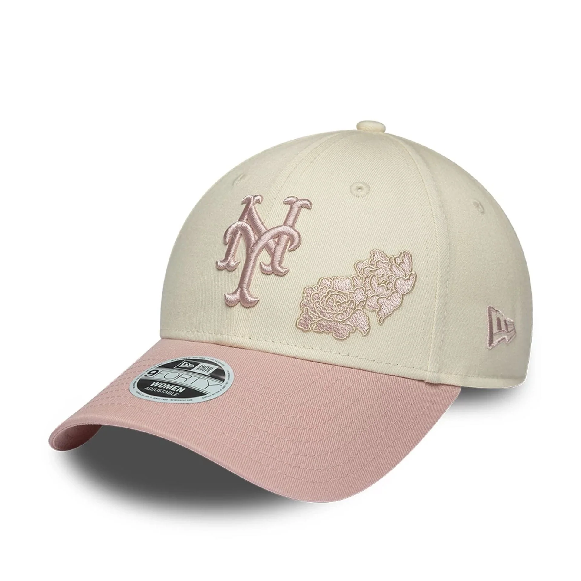 6714-new-york-mets-womens-mlb-floral-cream-9forty-adjustable-cap-1.webp New York Mets Womens MLB Floral Cream 9FORTY Adjustable Cap
