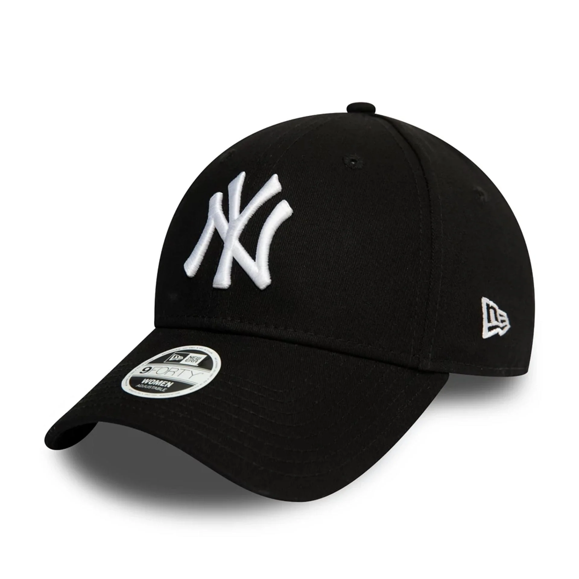 6877-new-york-yankees-essential-womens-black-9forty-cap-1.webp New York Yankees Essential Womens Black 9FORTY Cap