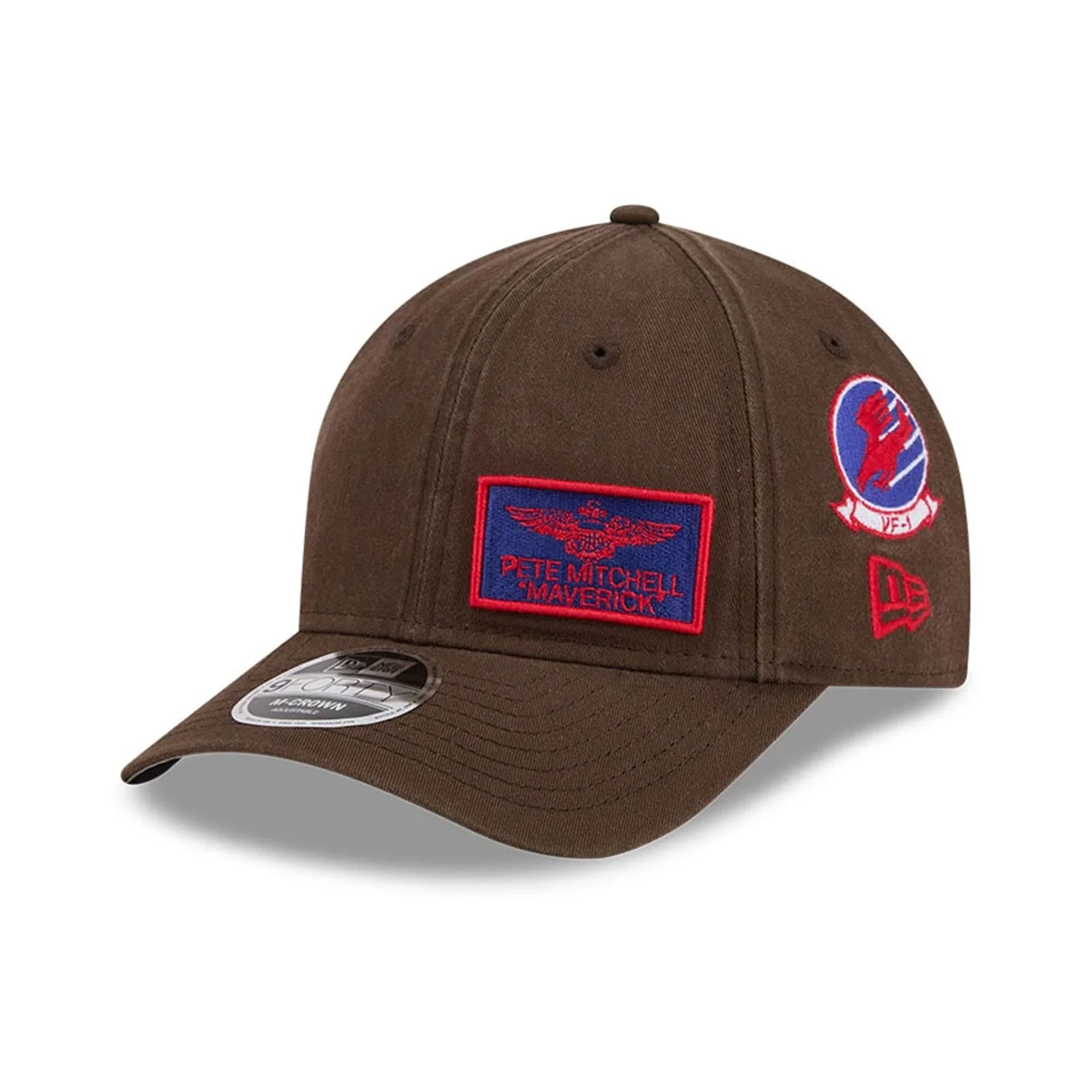 6990-top-gun-dark-brown-9forty-m-crown-adjustable-cap-1.webp Top Gun Dark Brown 9FORTY M-Crown Adjustable Cap