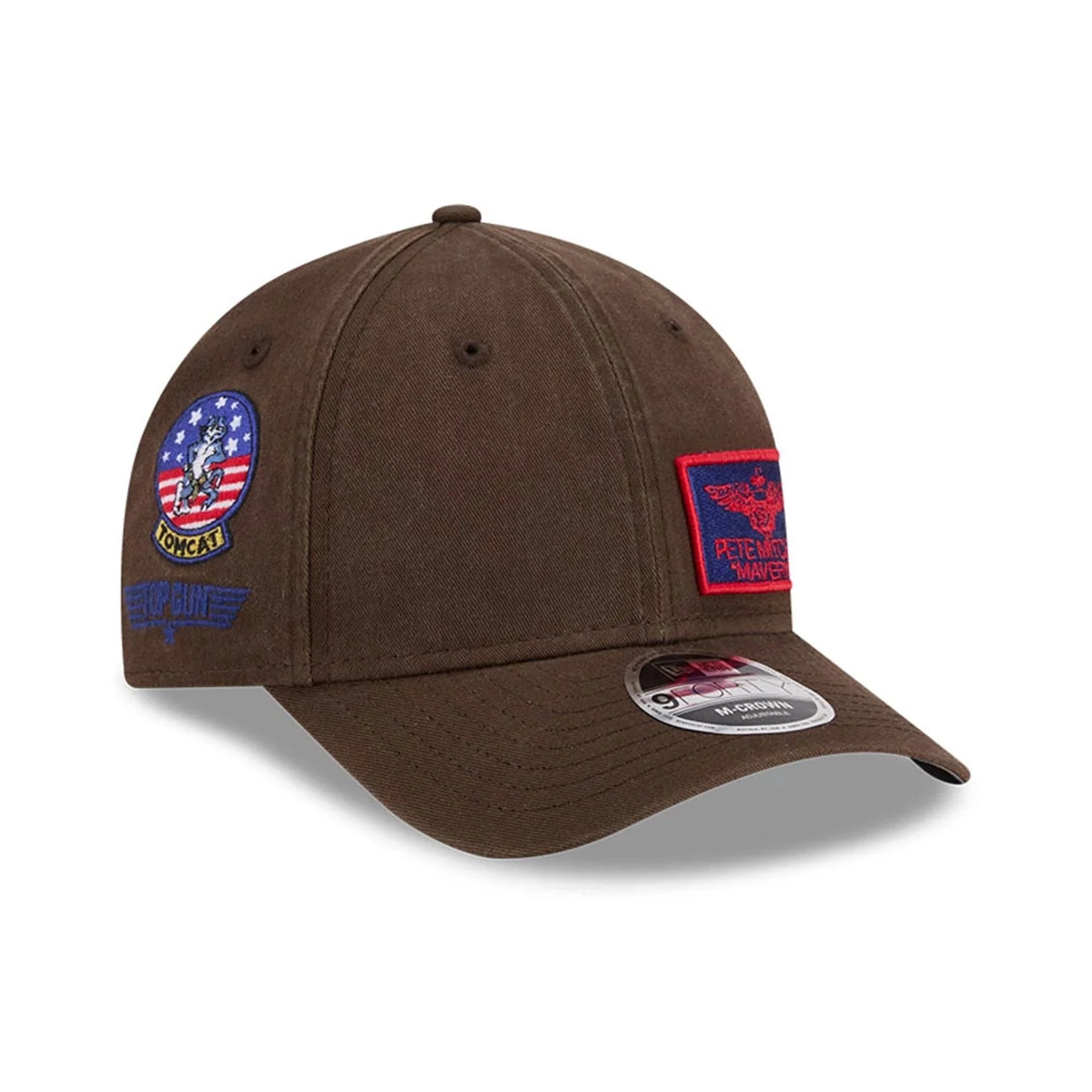 6990-top-gun-dark-brown-9forty-m-crown-adjustable-cap-4.webp Top Gun Dark Brown 9FORTY M-Crown Adjustable Cap