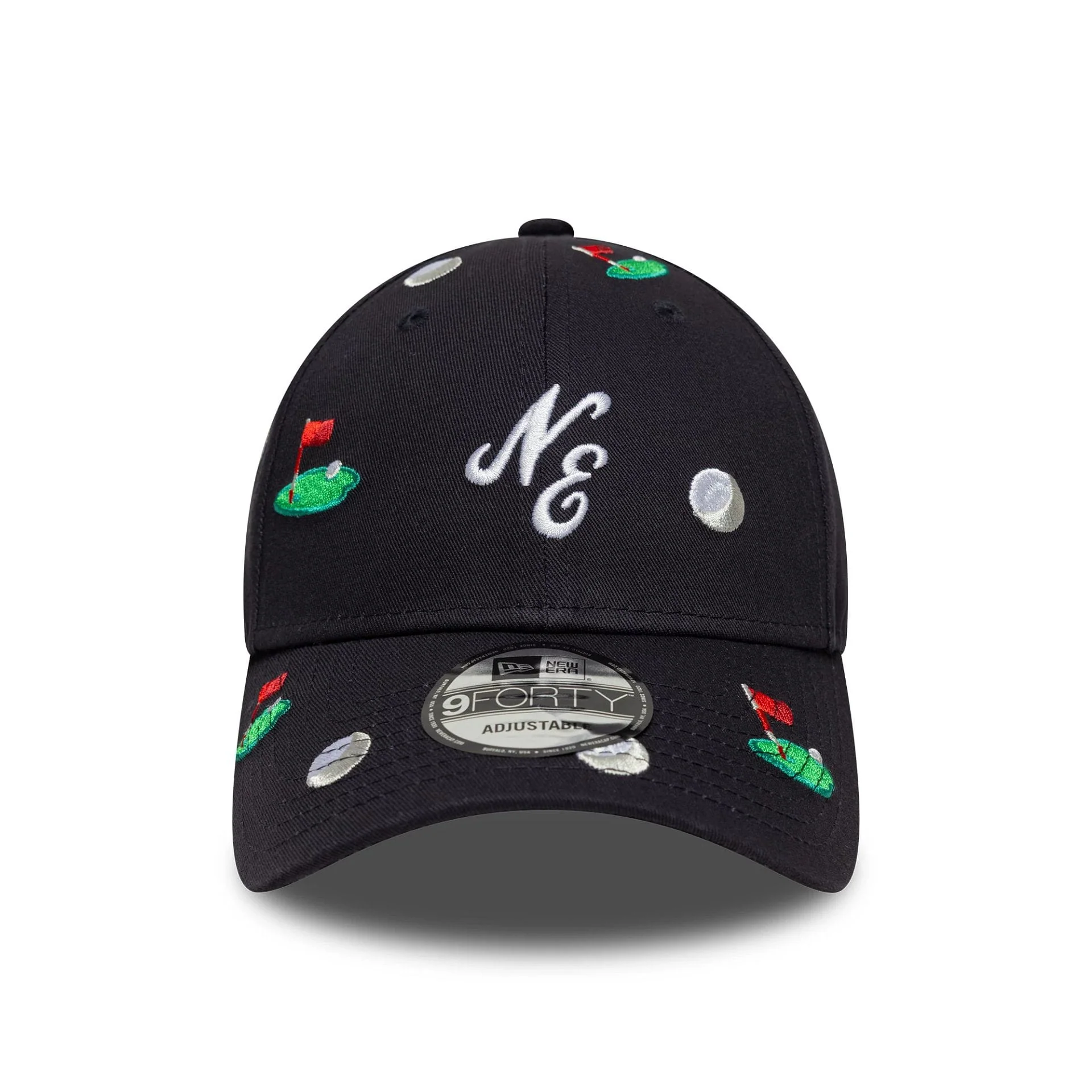 New Era All Over Print Navy 9FORTY M-Crown Adjustable Cap