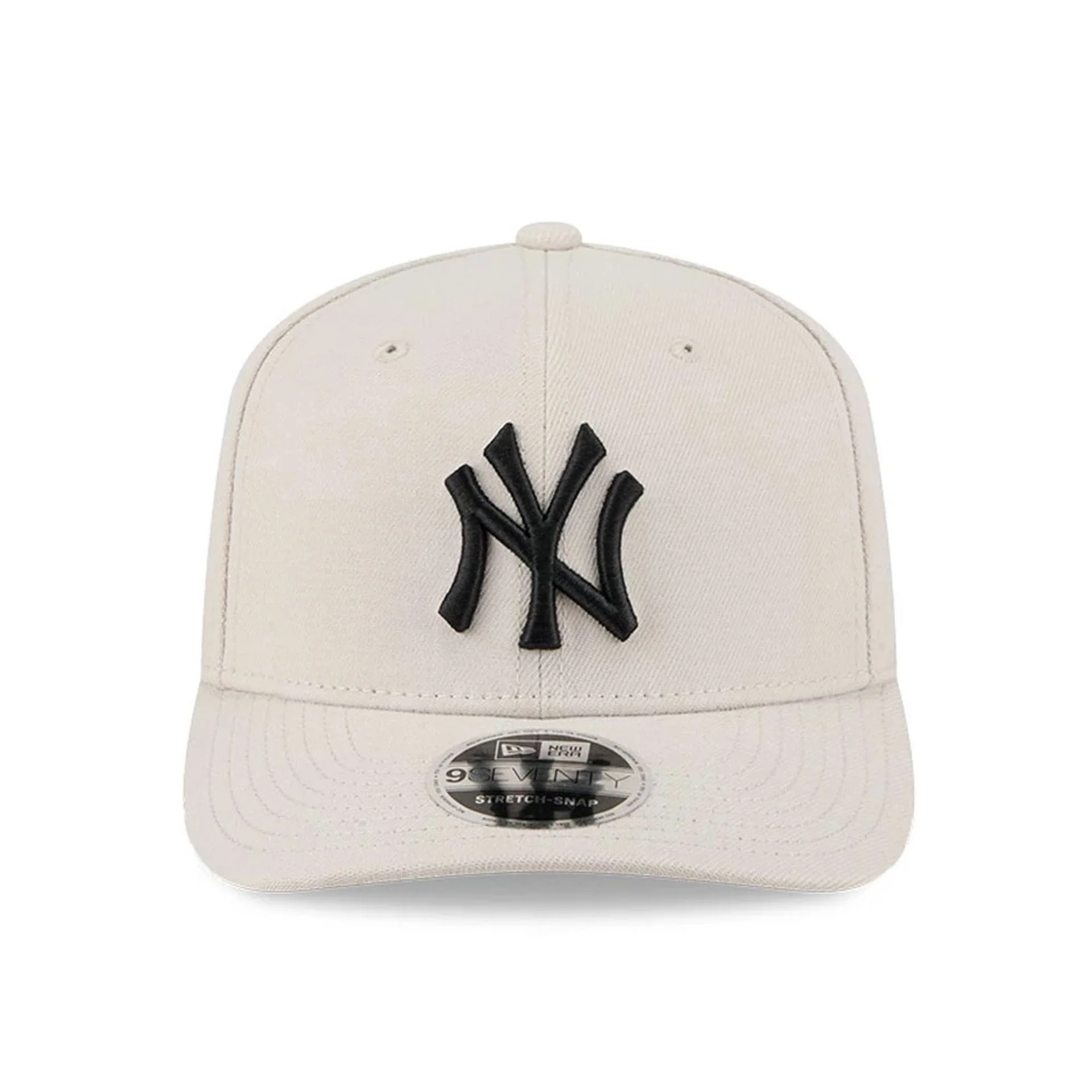 New York Yankees MLB Light Beige 9SEVENTY Stretch Snap Adjustable Cap