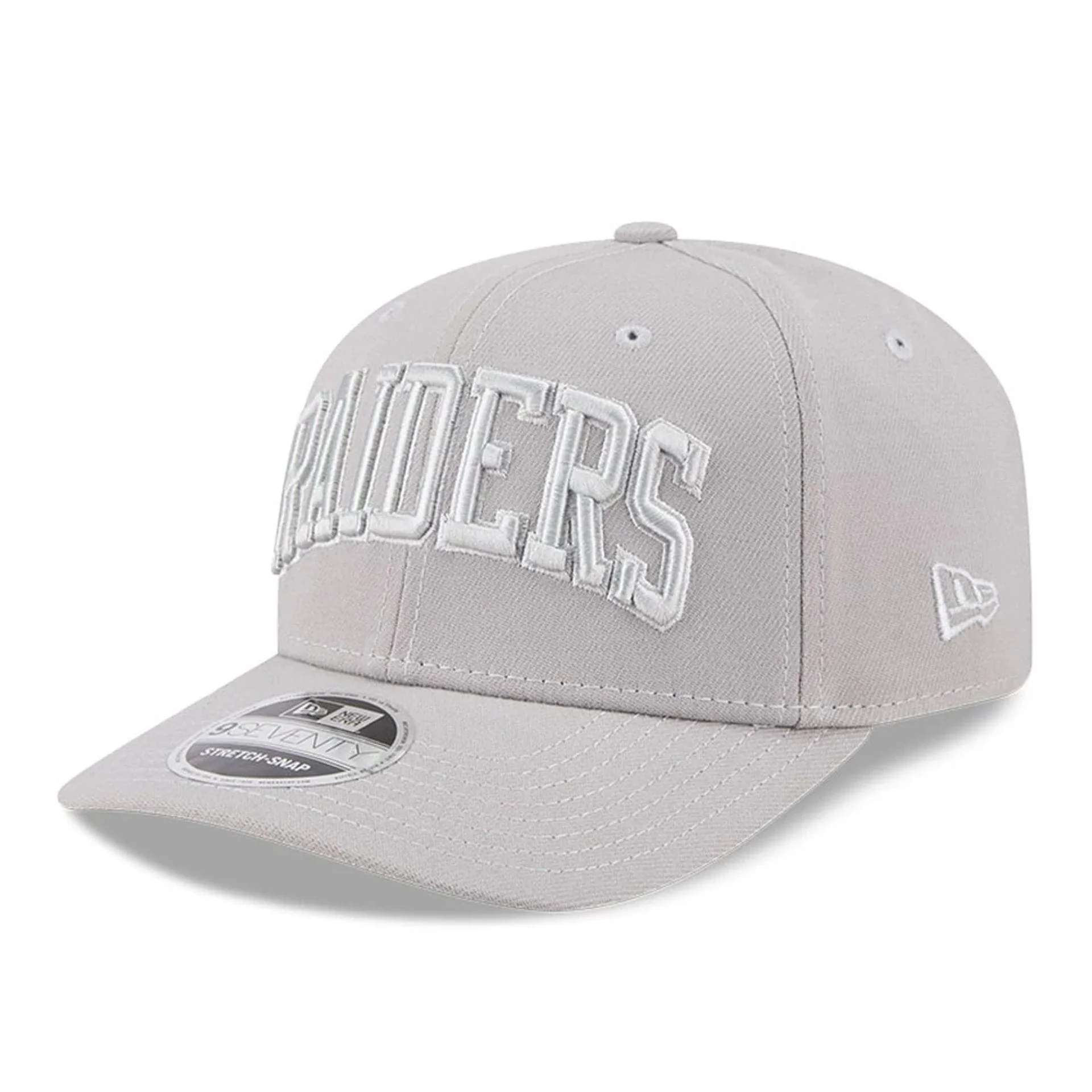 7109-las-vegas-raiders-nfl-script-grey-9seventy-stretch-snap-adjustable-cap-1.webp Las Vegas Raiders NFL Script Grey 9SEVENTY Stretch Snap Adjustable Cap