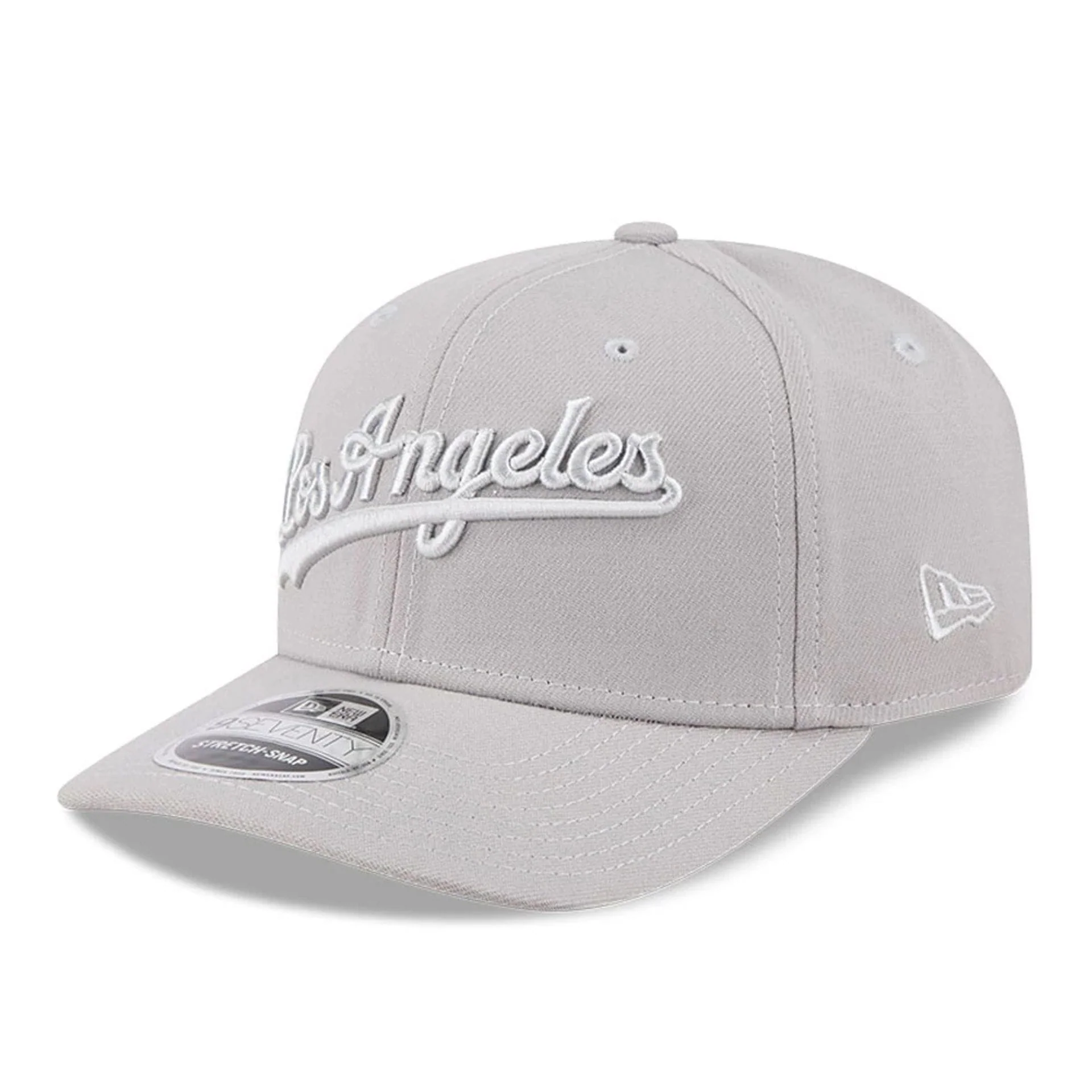 7112-la-dodgers-mlb-script-grey-9seventy-stretch-snap-adjustable-cap-1.webp LA Dodgers MLB Script Grey 9SEVENTY Stretch Snap Adjustable Cap