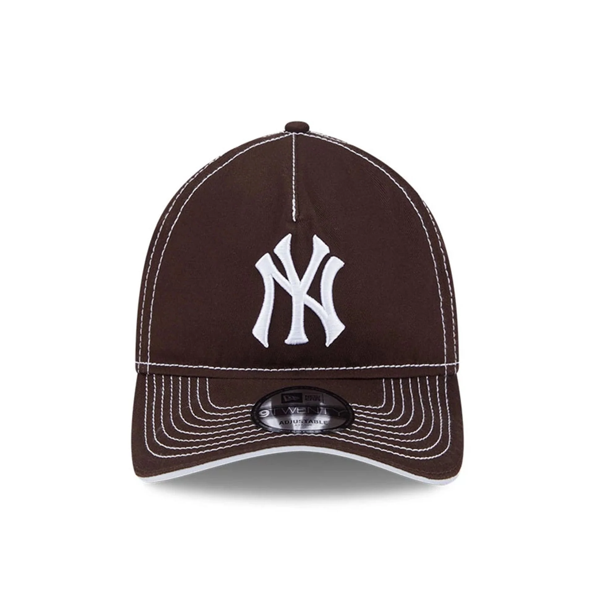 New York Yankees MLB Contrast Dark Brown 9TWENTY A-Frame Adjustable Cap