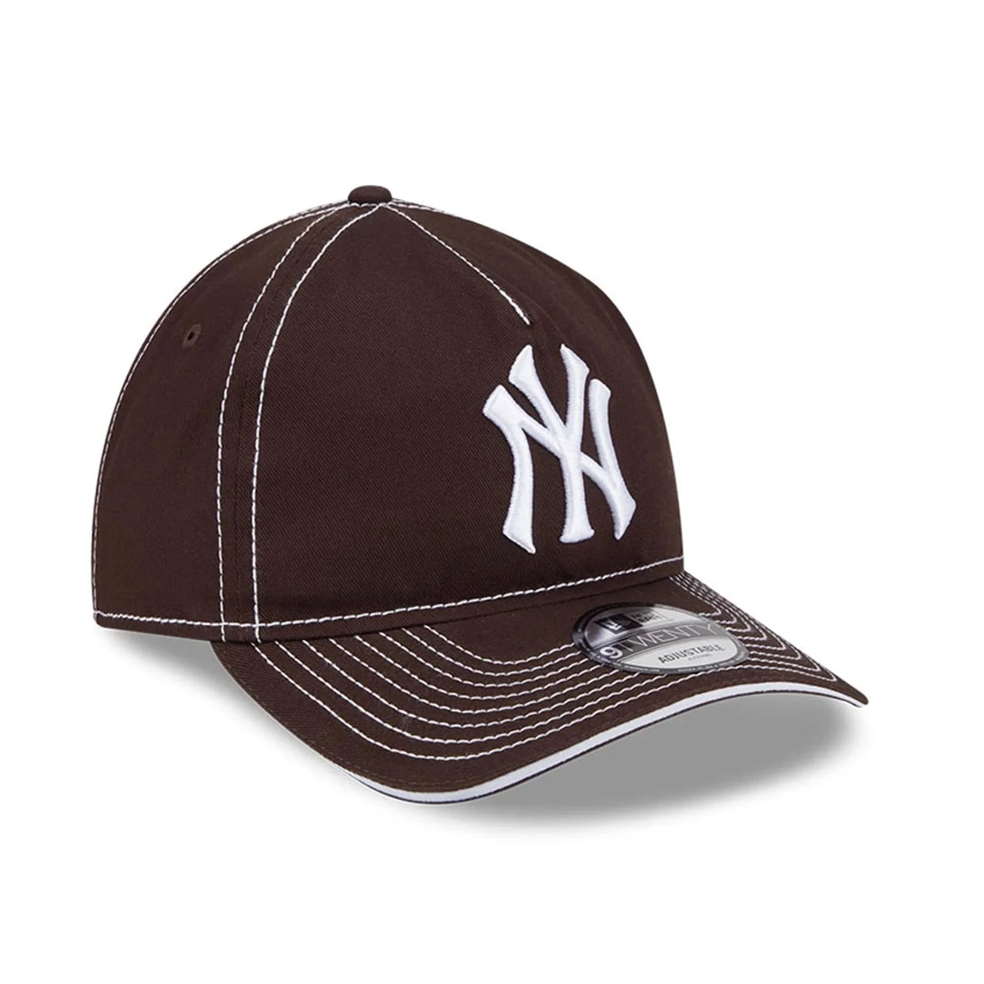 New York Yankees MLB Contrast Dark Brown 9TWENTY A-Frame Adjustable Cap