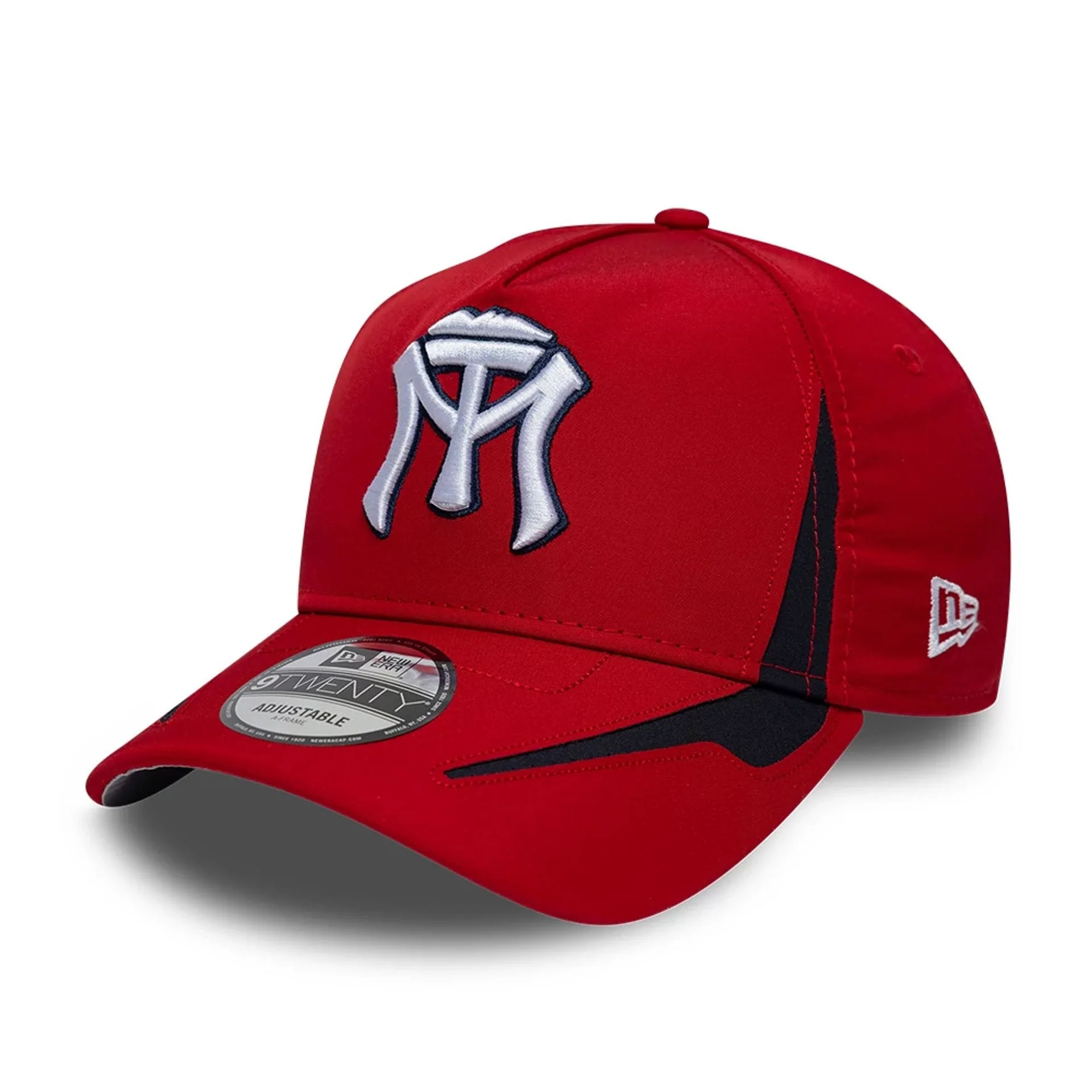 Sultanes De Monterrey LMB Panel Red 9TWENTY A-Frame Adjustable Cap