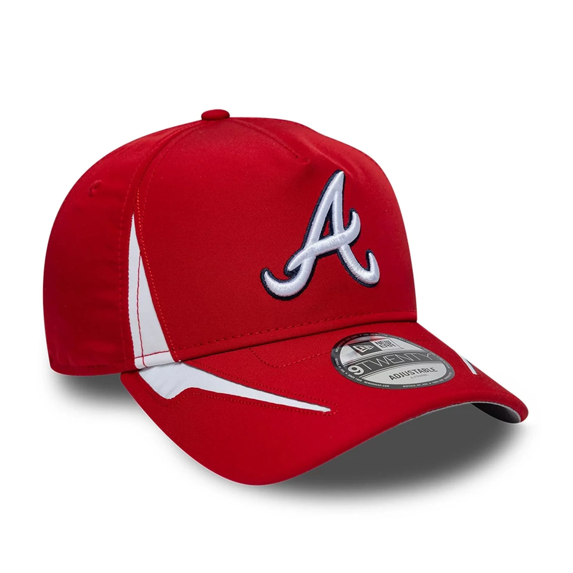 Atlanta Braves MLB Panel Red 9TWENTY A-Frame Adjustable Cap