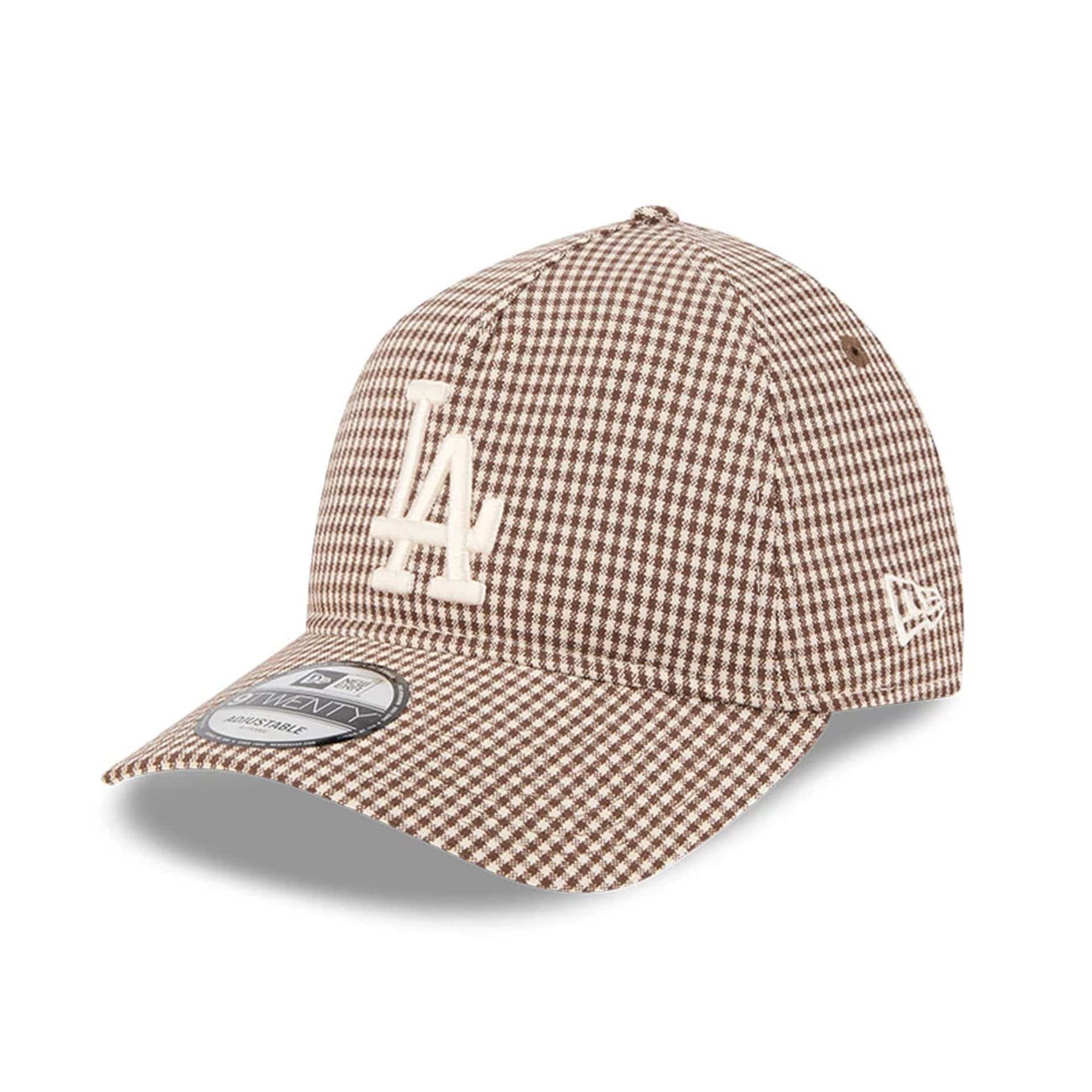 7144-la-dodgers-mlb-check-open-brown-9twenty-a-frame-adjustable-cap-1.jpg LA Dodgers MLB Check Open Brown 9TWENTY A-Frame Adjustable Cap