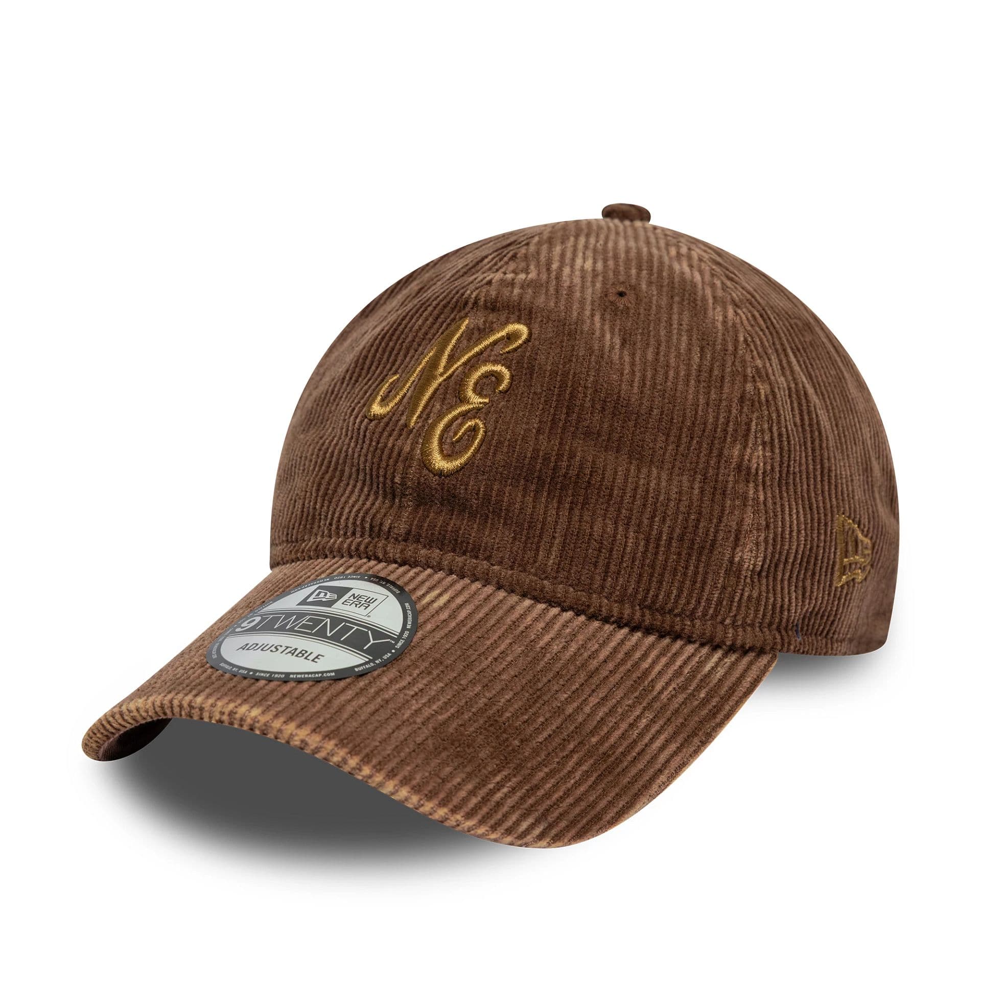 New Era Washed Cord Brown 9TWENTY Cap