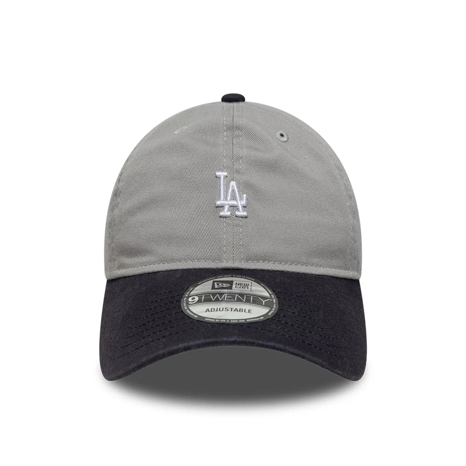 LA Dodgers MLB Washed Contrast Grey 9TWENTY Adjustable Cap