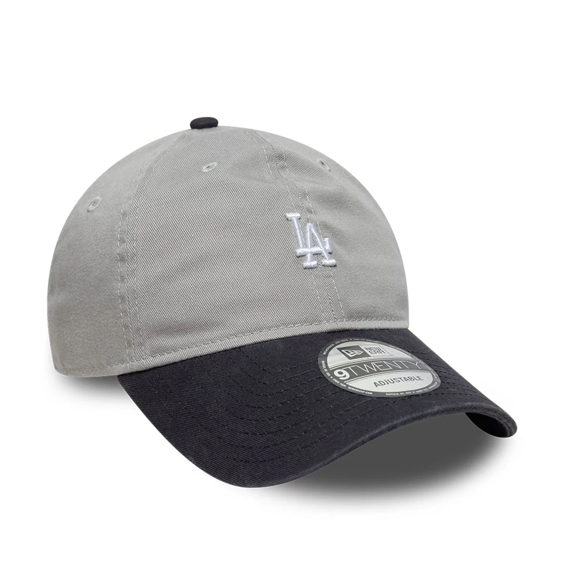 LA Dodgers MLB Washed Contrast Grey 9TWENTY Adjustable Cap