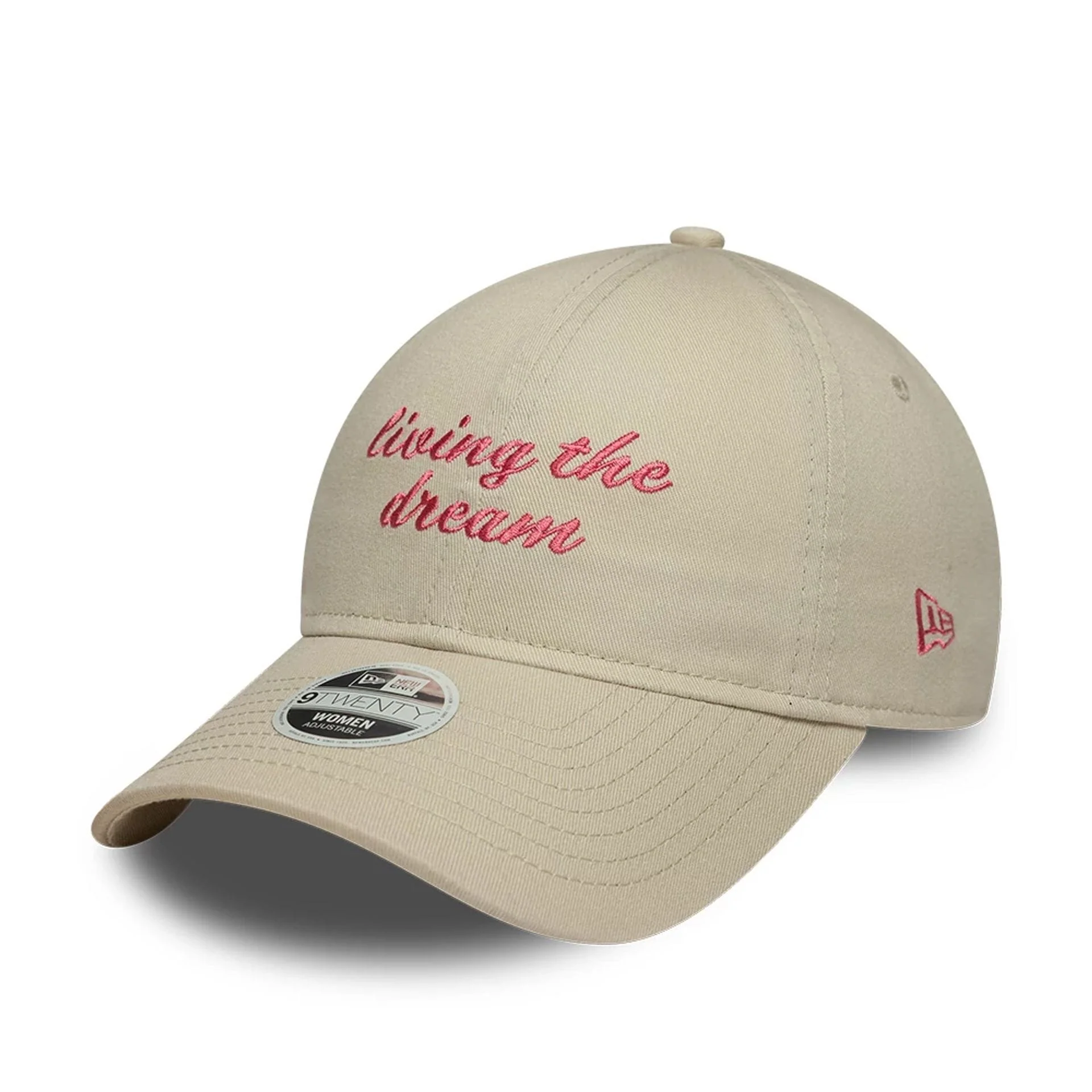 7286-womens-new-era-slogan-cream-9twenty-adjustable-cap-1.webp Womens New Era Slogan Cream 9TWENTY Adjustable Cap
