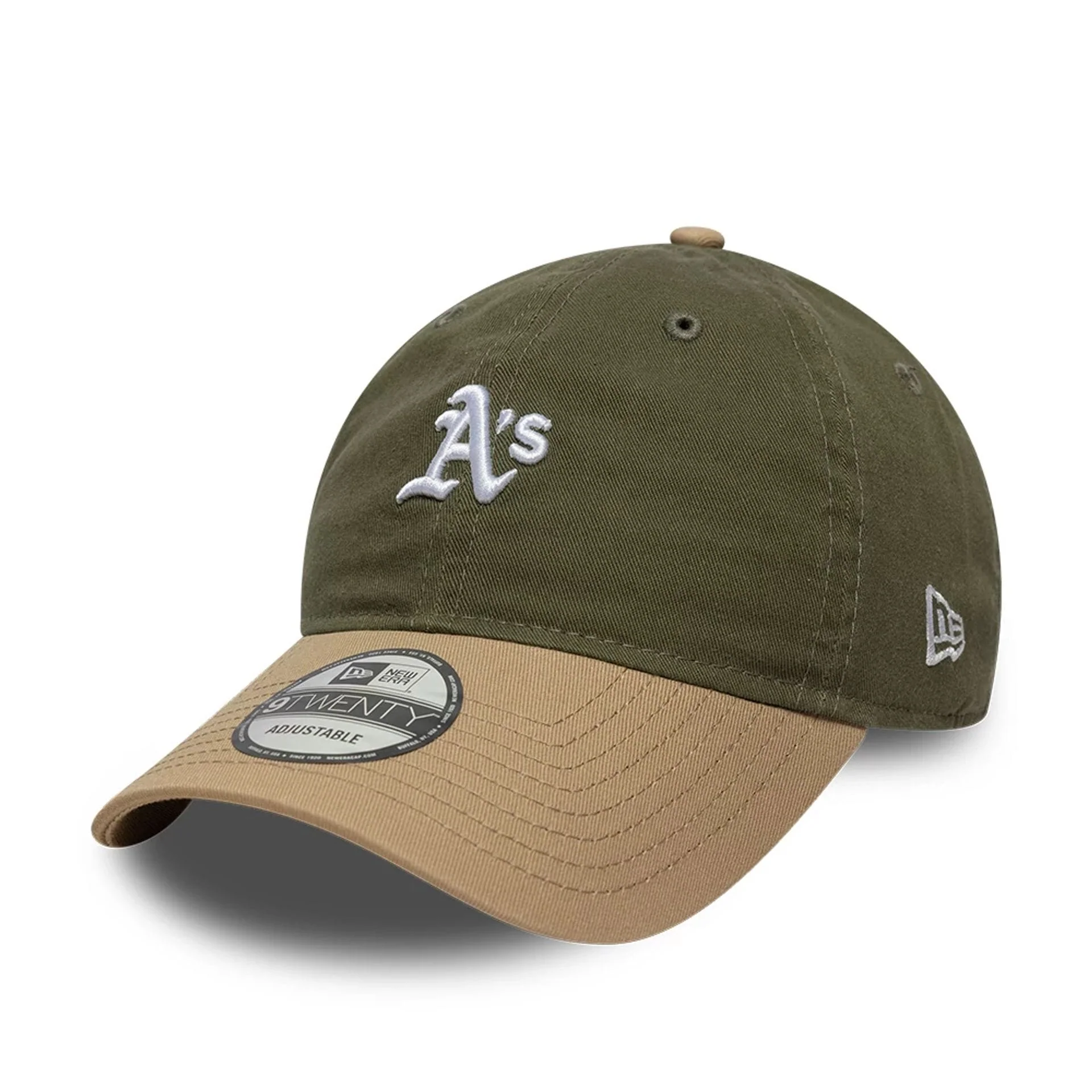 Athletics MLB Washed Contrast Green 9TWENTY Adjustable Cap