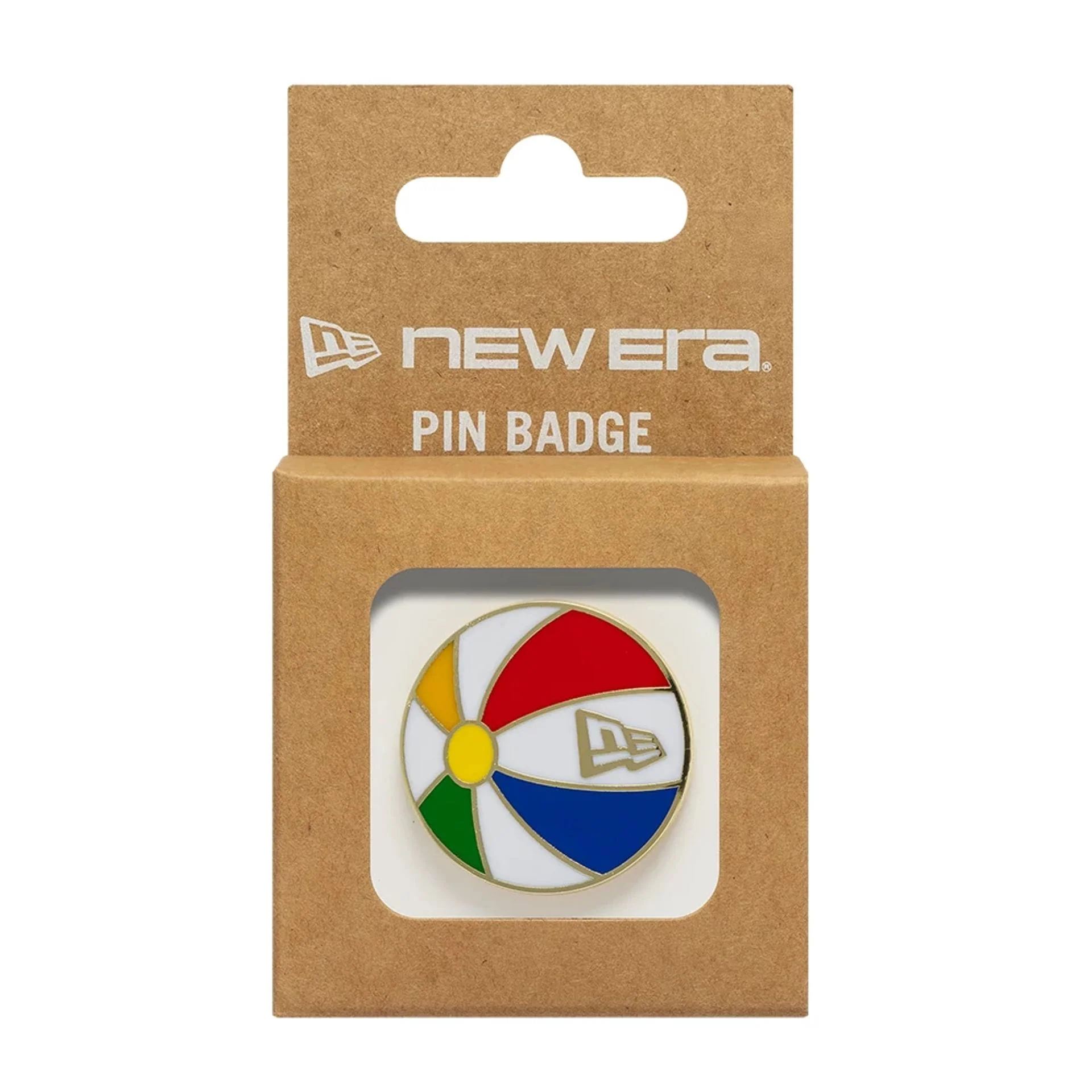 New Era Beachball Gold Pin Badge