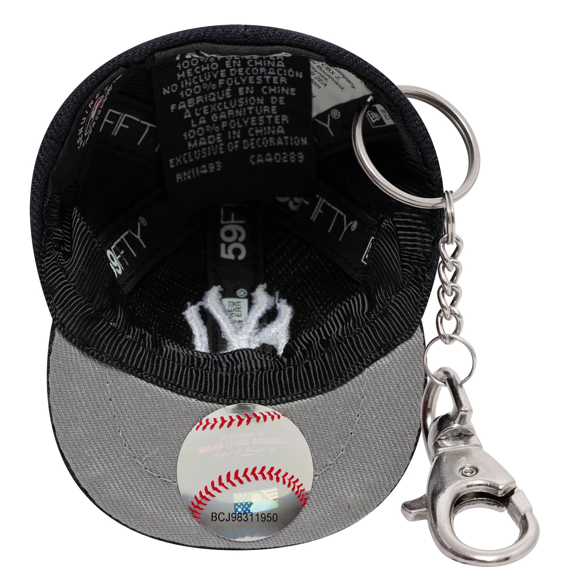 New York Yankees MLB Mini Cap Navy Key Chain