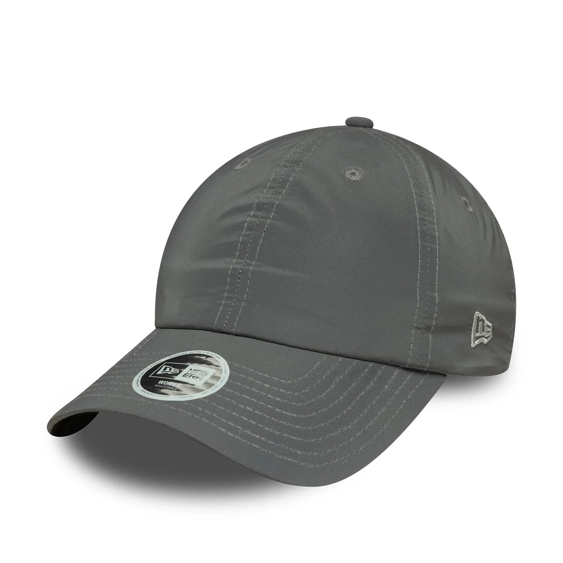 7590-womens-new-era-recycled-reflective-silver-pony-tail-adjustable-cap-1.webp Womens New Era Recycled Reflective Silver Pony Tail Adjustable Cap
