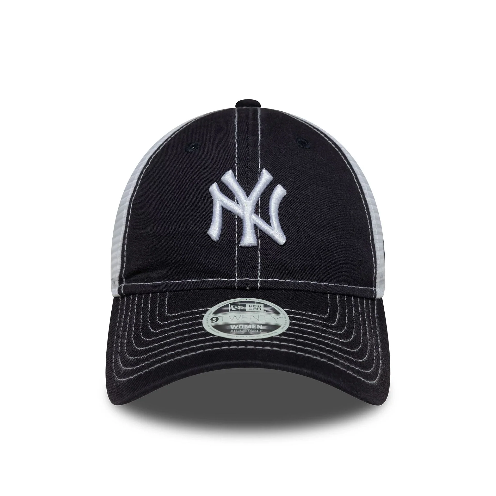 New York Yankees Womens MLB Washed Navy 9TWENTY Adjustable Cap