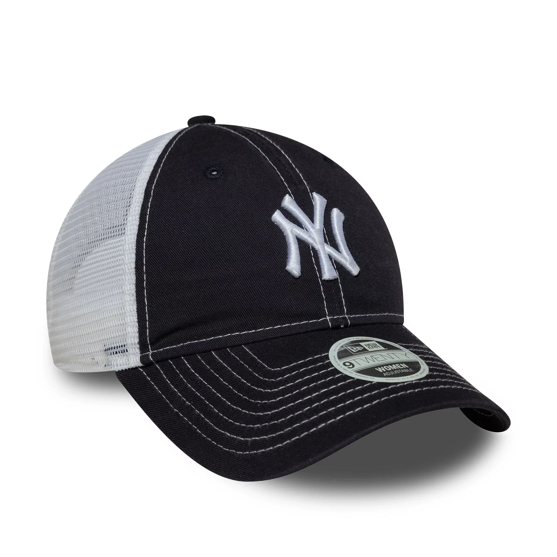 New York Yankees Womens MLB Washed Navy 9TWENTY Adjustable Cap